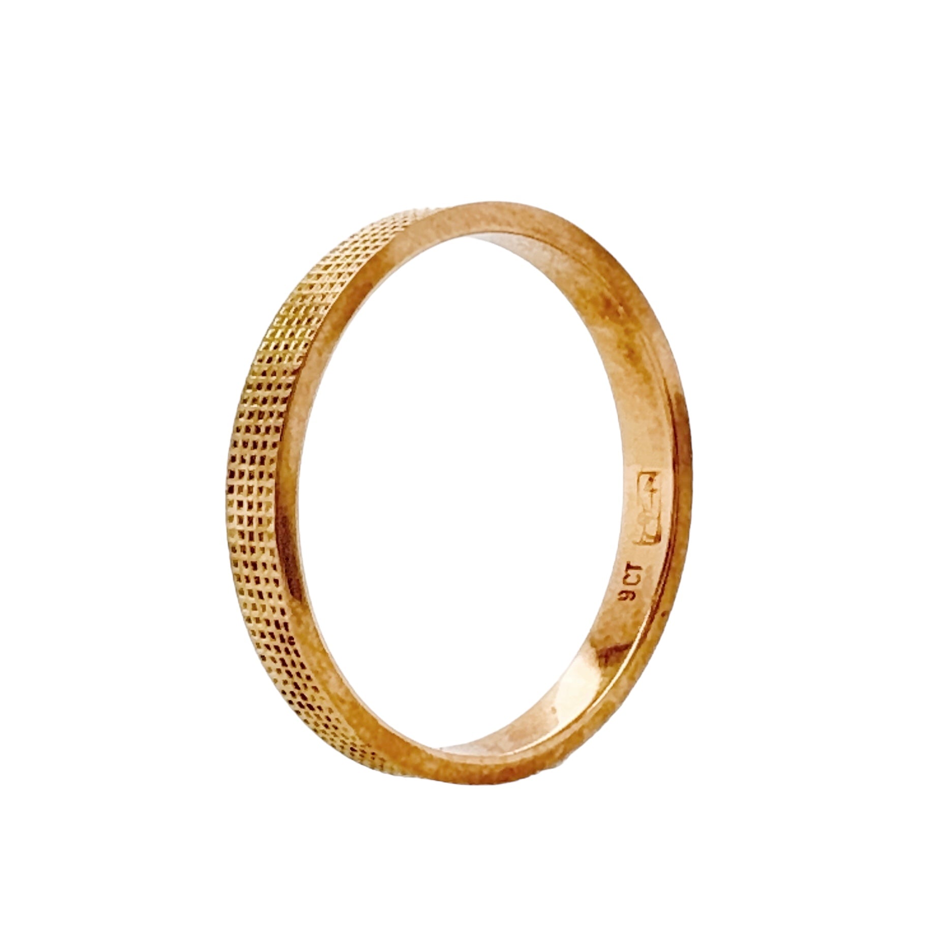 Textured Rose Gold Ring - Melanie Ihnen