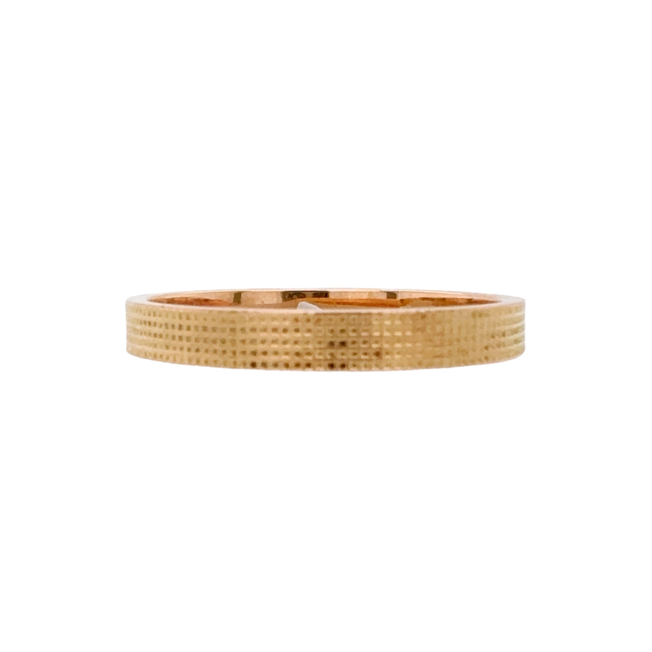 Textured Rose Gold Ring - Melanie Ihnen