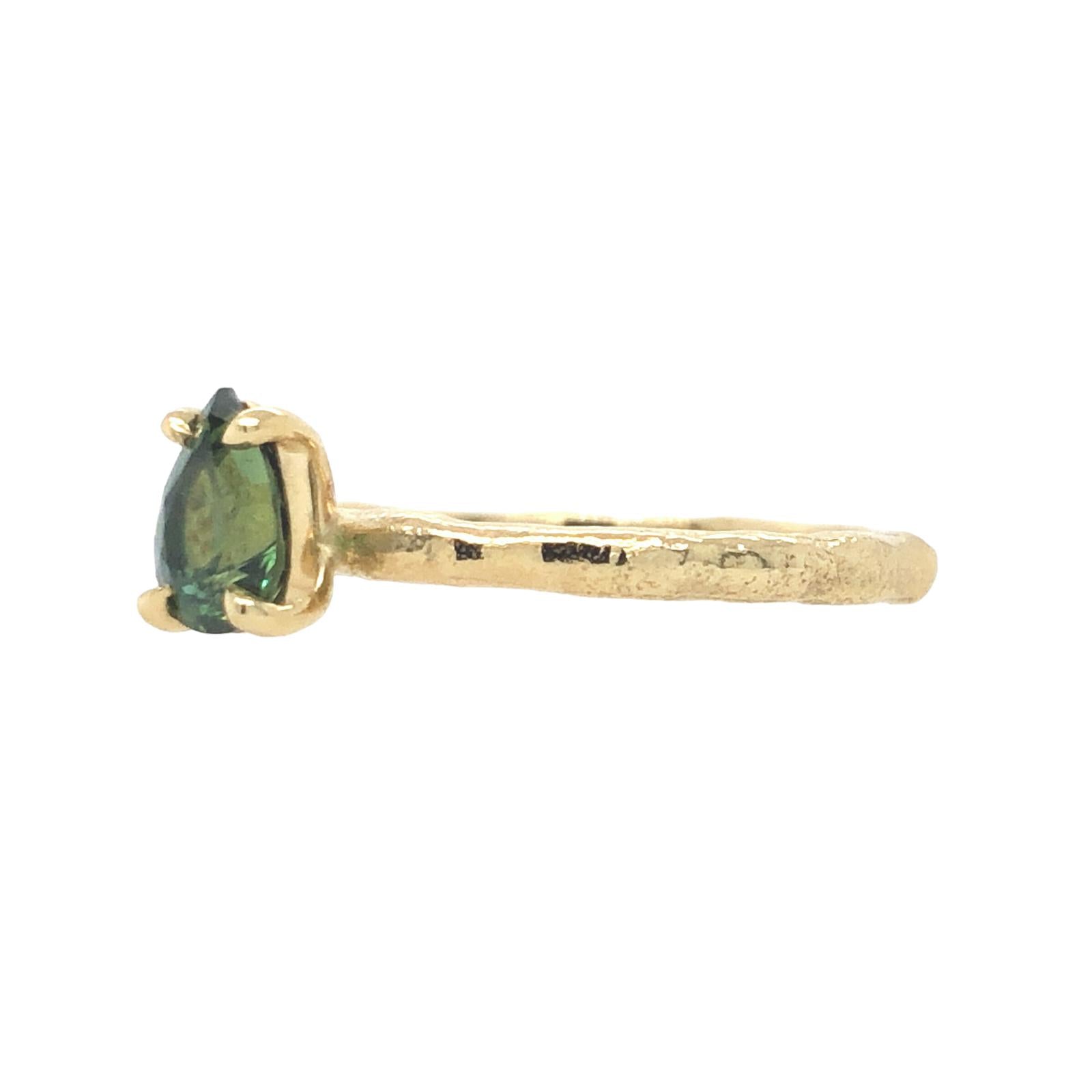 Rina Ring with Australian Sapphire & 9ct Yellow Gold - Aislinn Neave