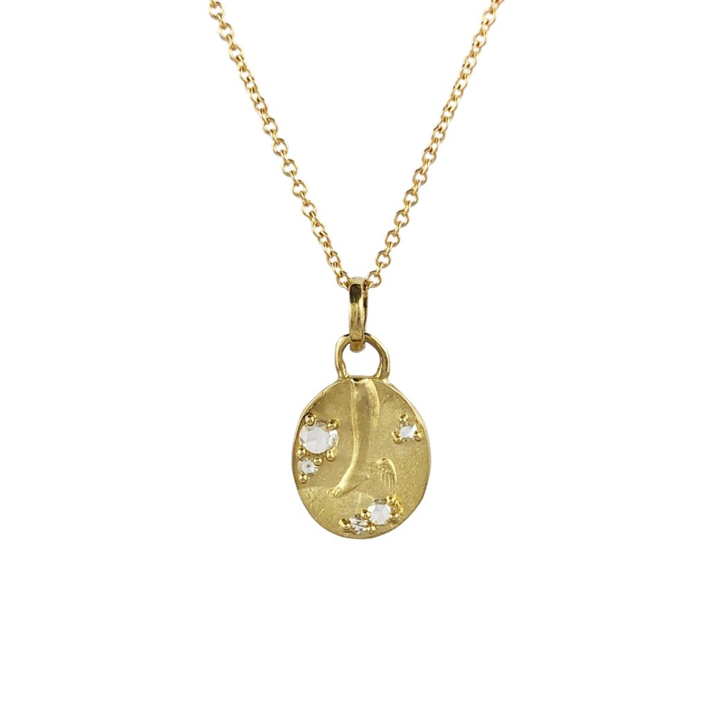 Mercury Necklace with Diamonds - Atelier Narce