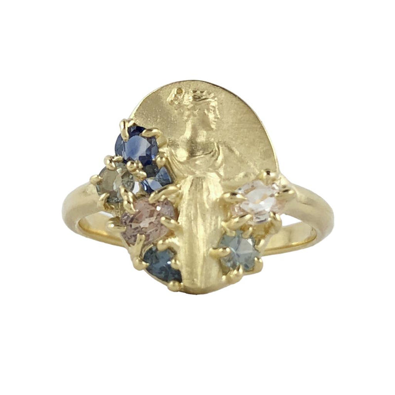 Silhouetted Woman Ring - Atelier Narce