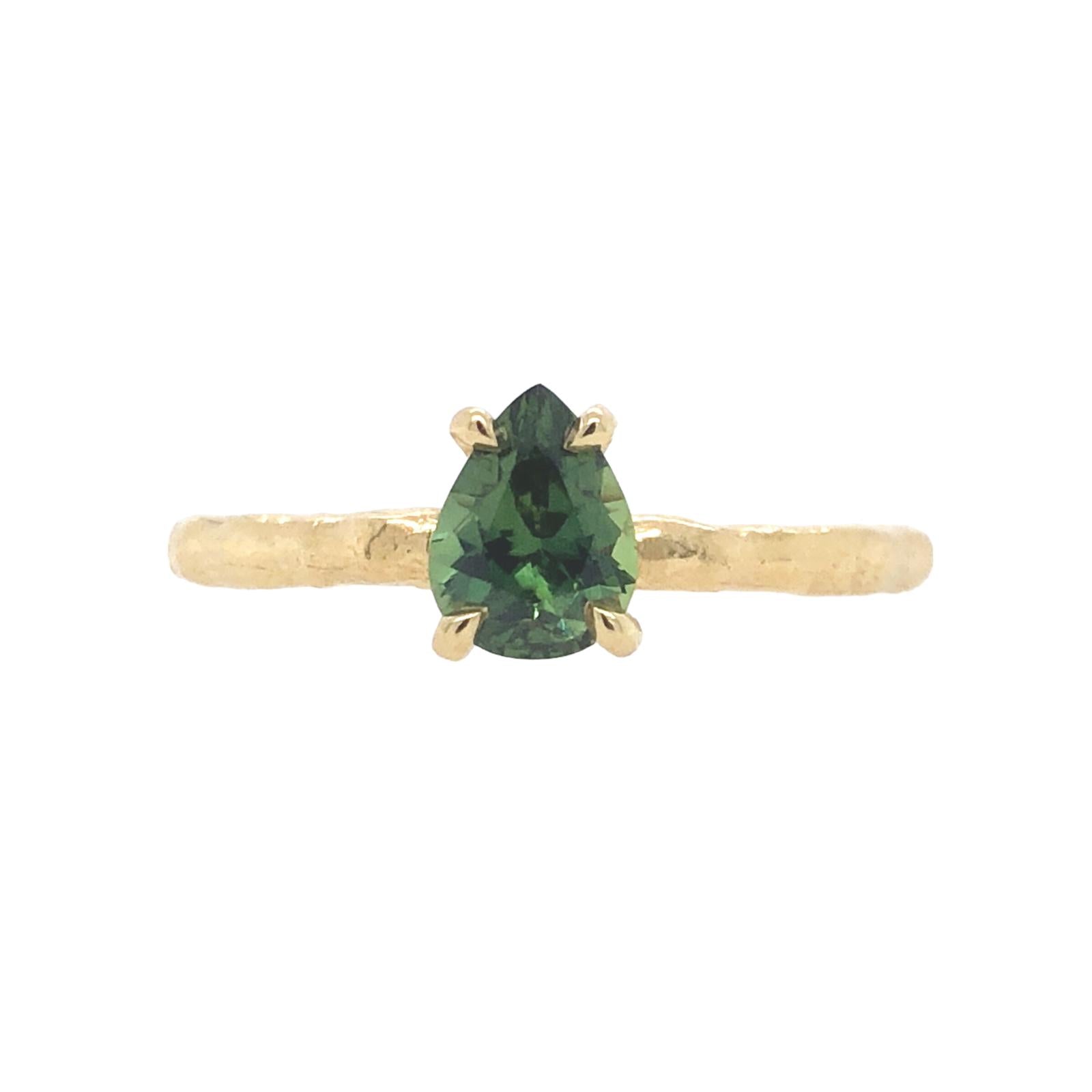 Rina Ring with Australian Sapphire & 9ct Yellow Gold - Aislinn Neave