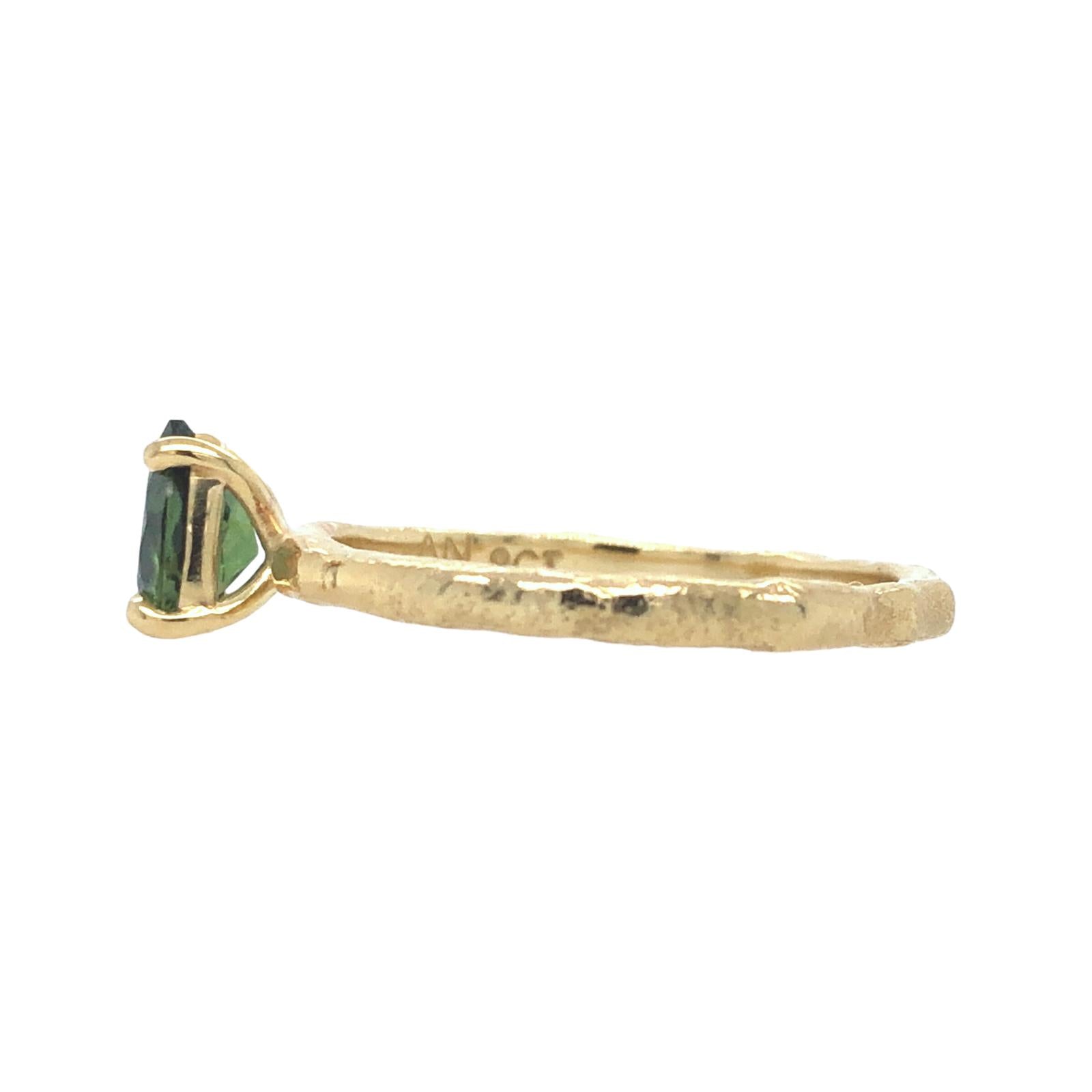 Rina Ring with Australian Sapphire & 9ct Yellow Gold - Aislinn Neave