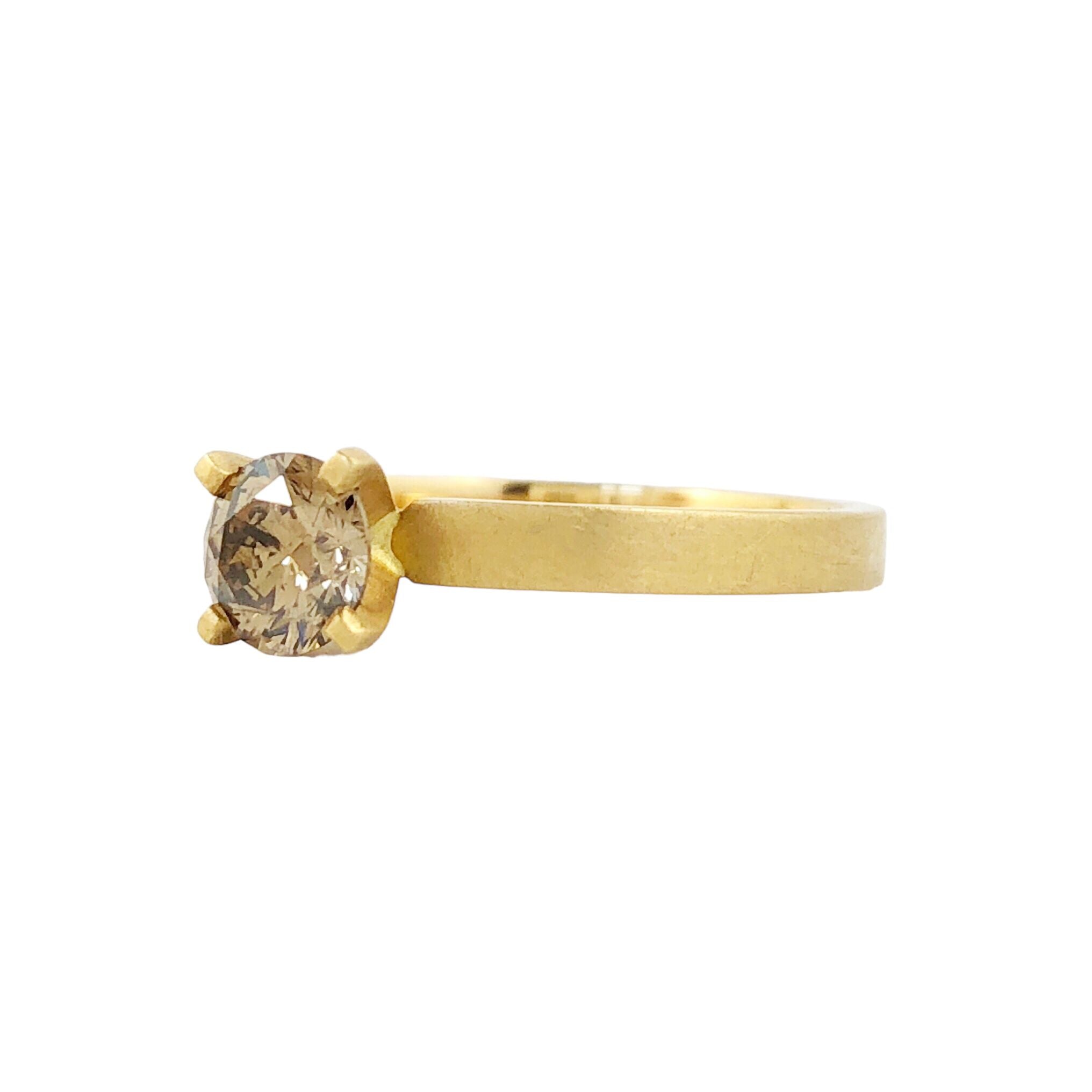 Ignis Champagne Diamond Ring - Emma Jane Donald