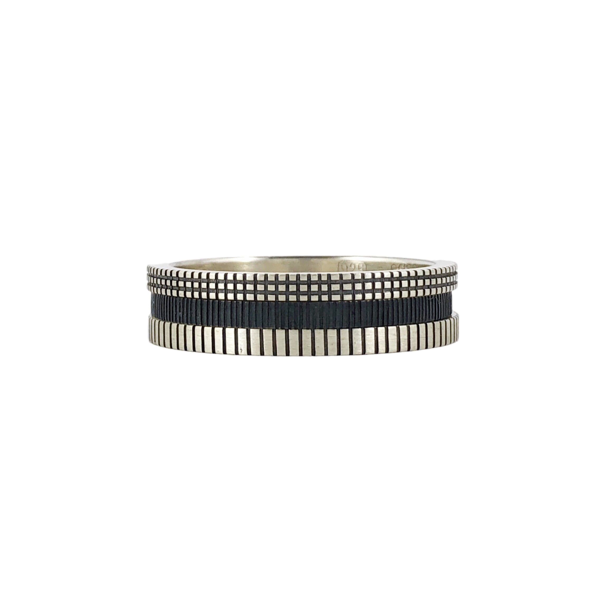 Three Ring Sterling Stack - Cass Partington