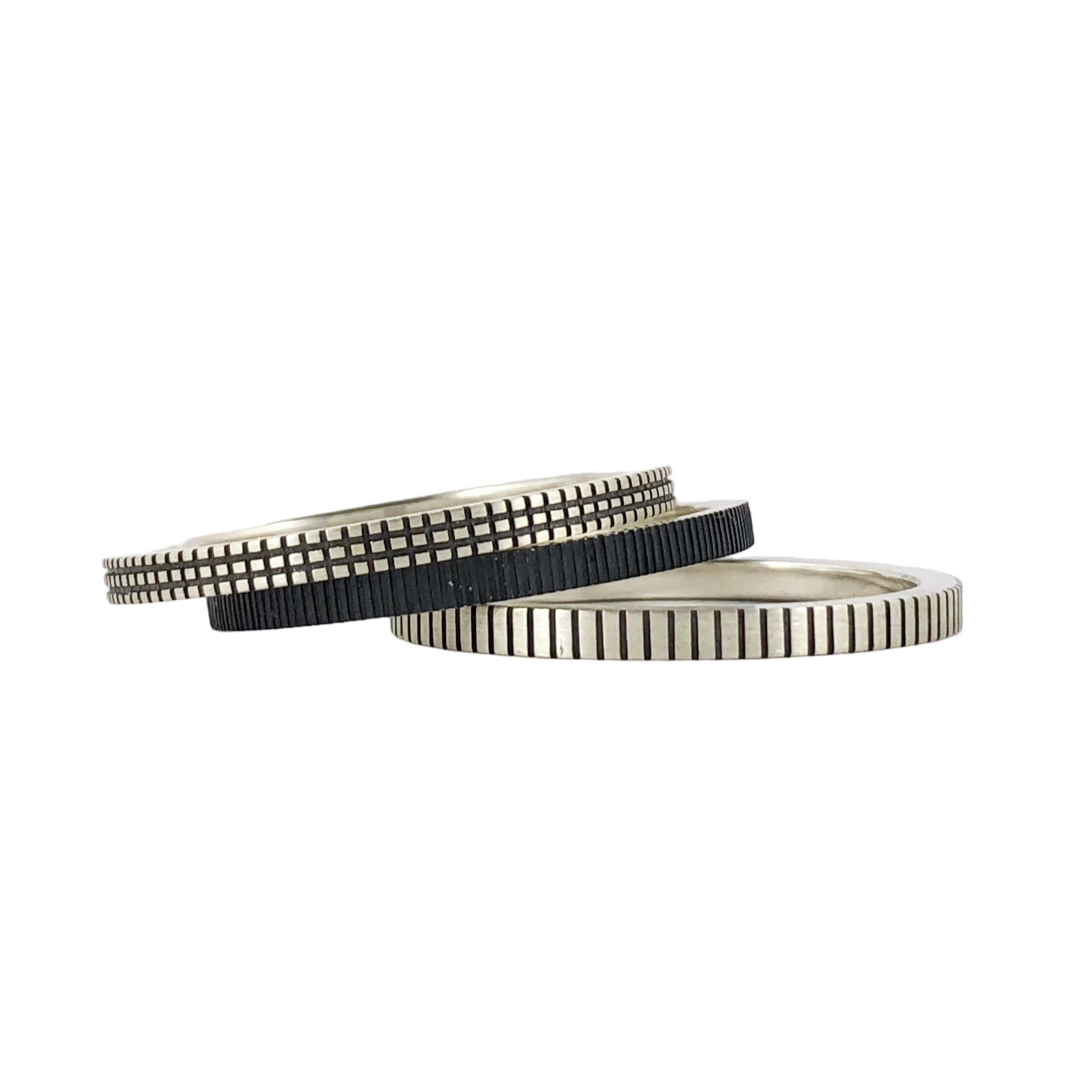Three Ring Sterling Stack - Cass Partington