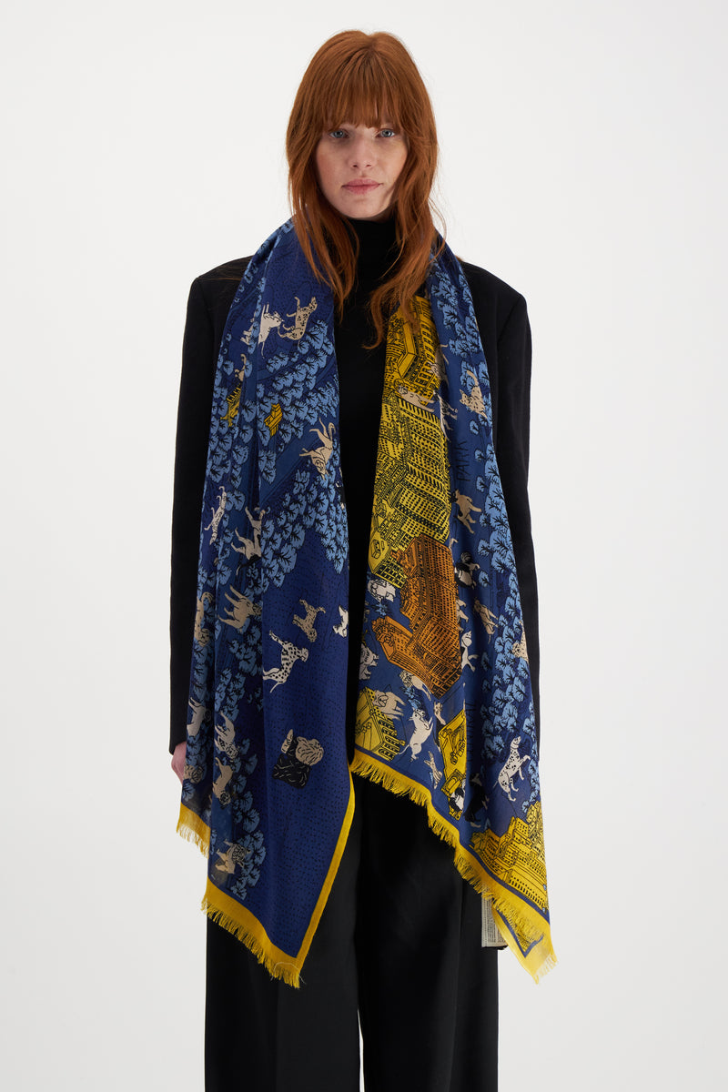 Central Park Scarf in Yellow - Inoui Editions