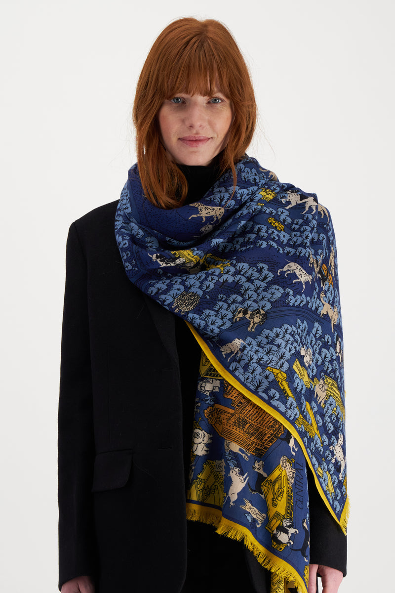 Central Park Scarf in Yellow - Inoui Editions