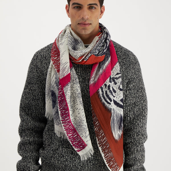 Freres Scarf in Pink - Inoui Editions