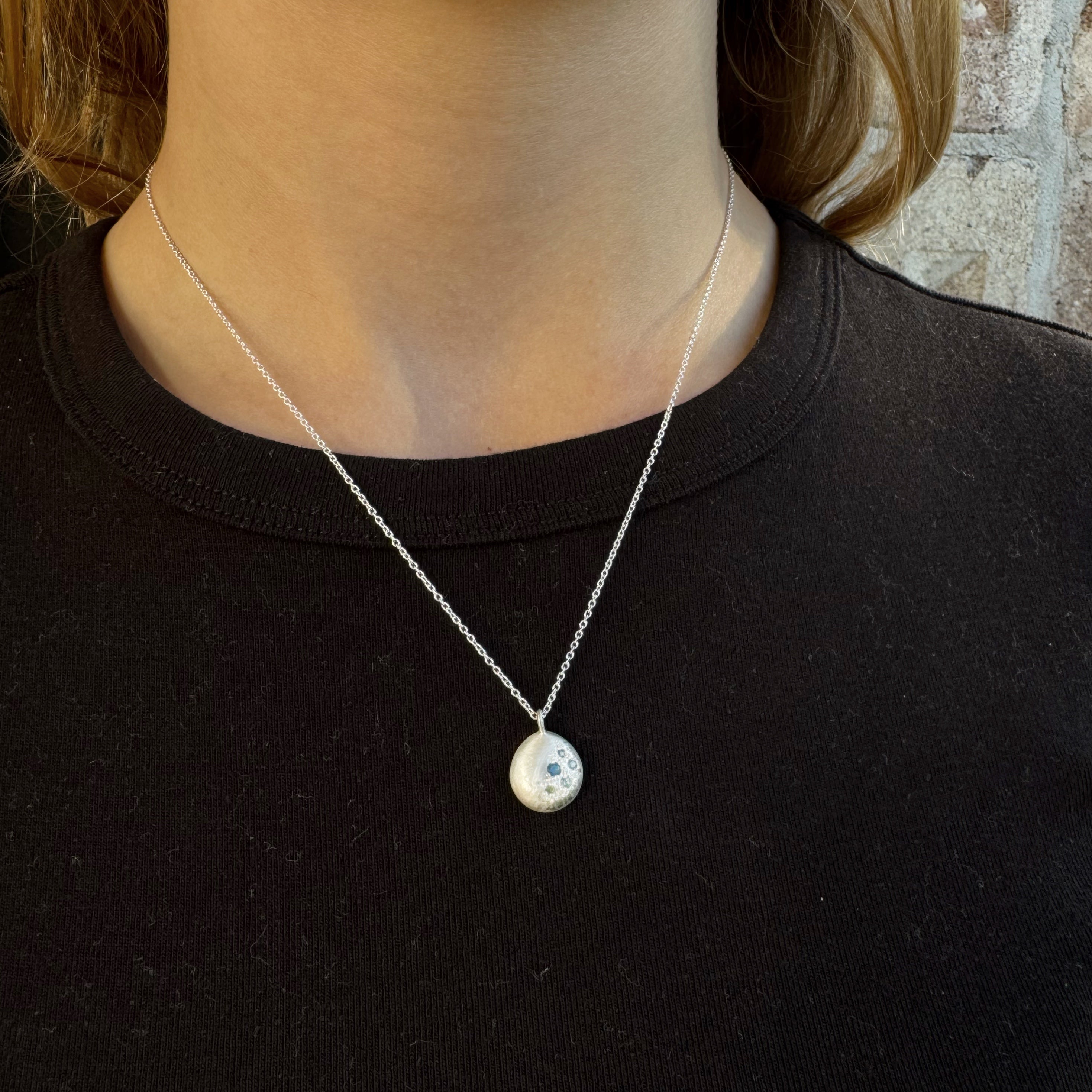 Ocean Glimmer Pendant Necklace - Katheryn Leopoldseder