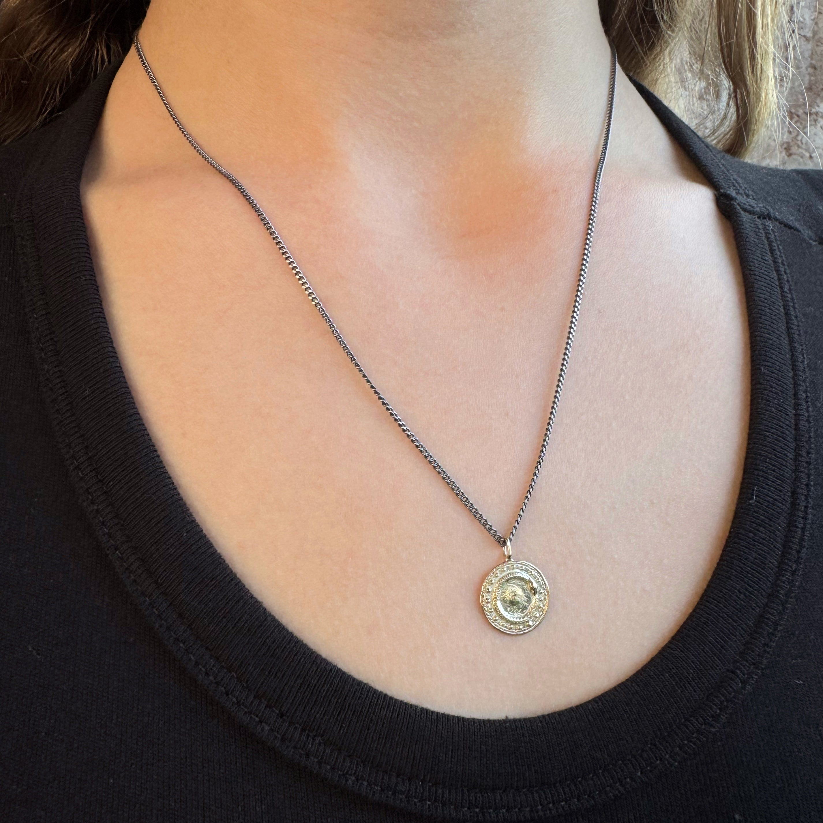 Eternal Coin Necklace - Rusty Thought