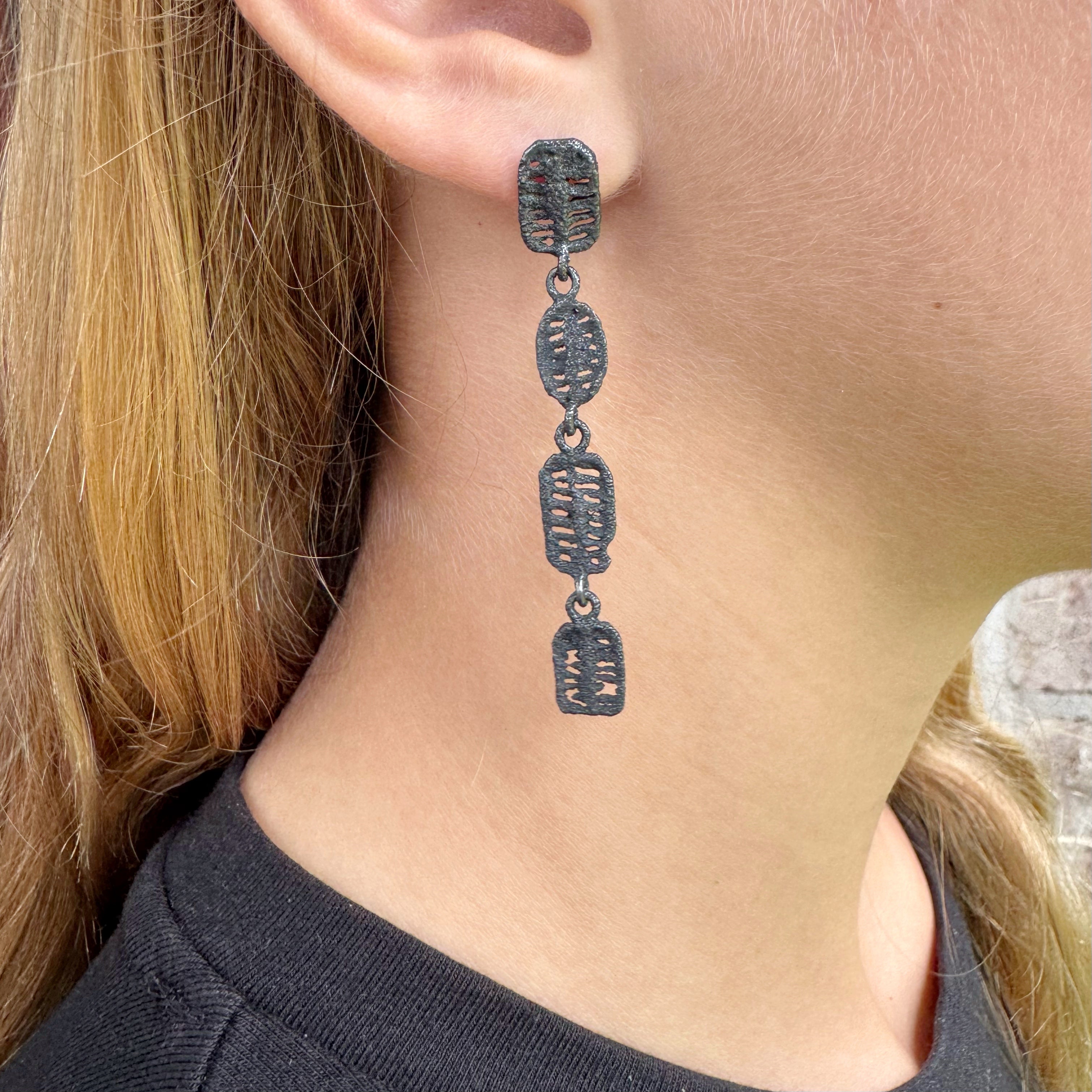 Past/Present Earrings - Virginia Sprague