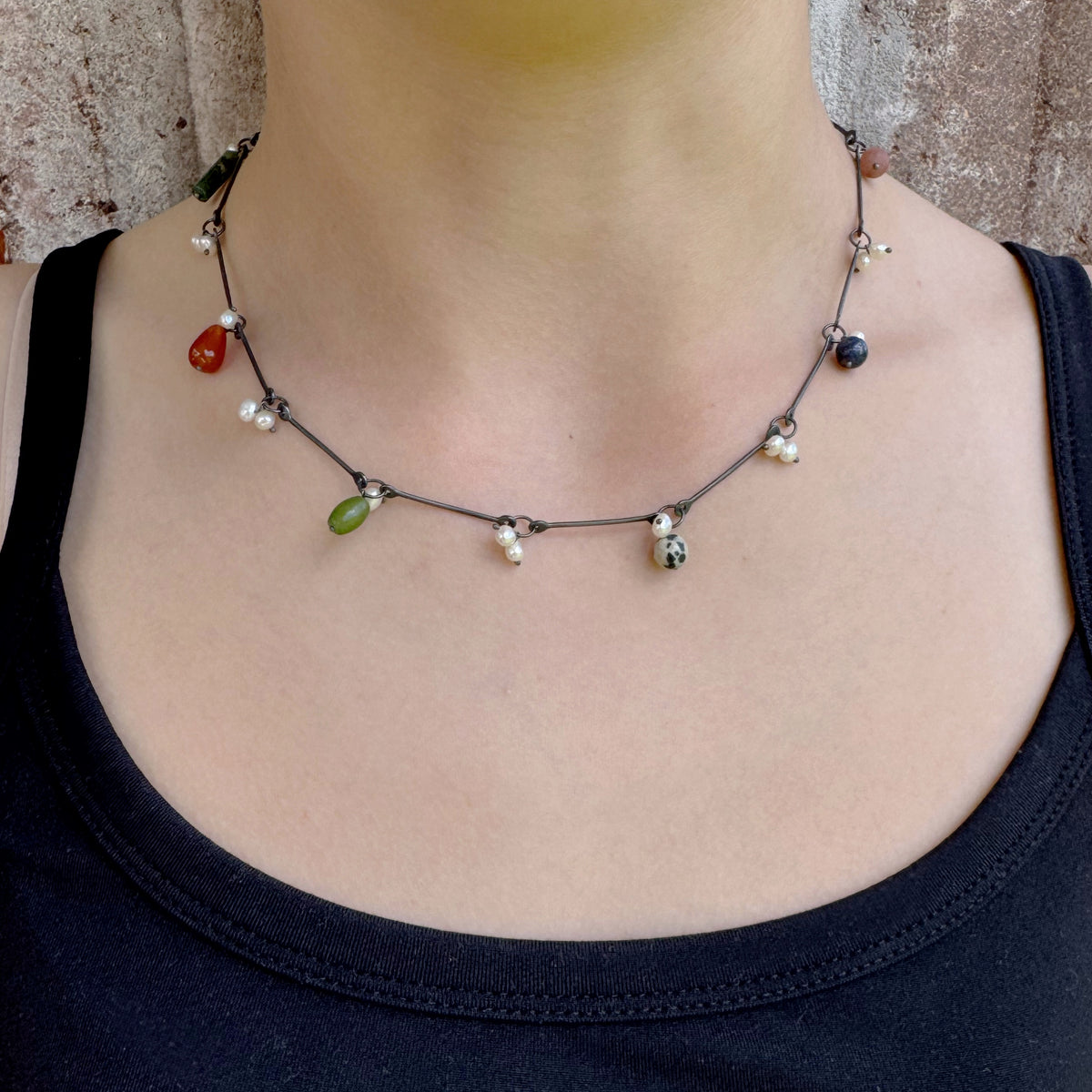 Sen Tsugi Tsugi Gemstone Necklace - Kaoru Rogers