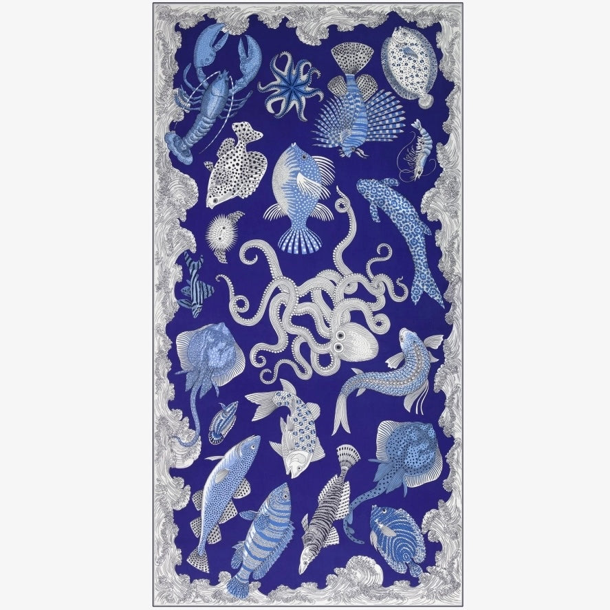 Poseidon Scarf in Blue - Inoui Editions