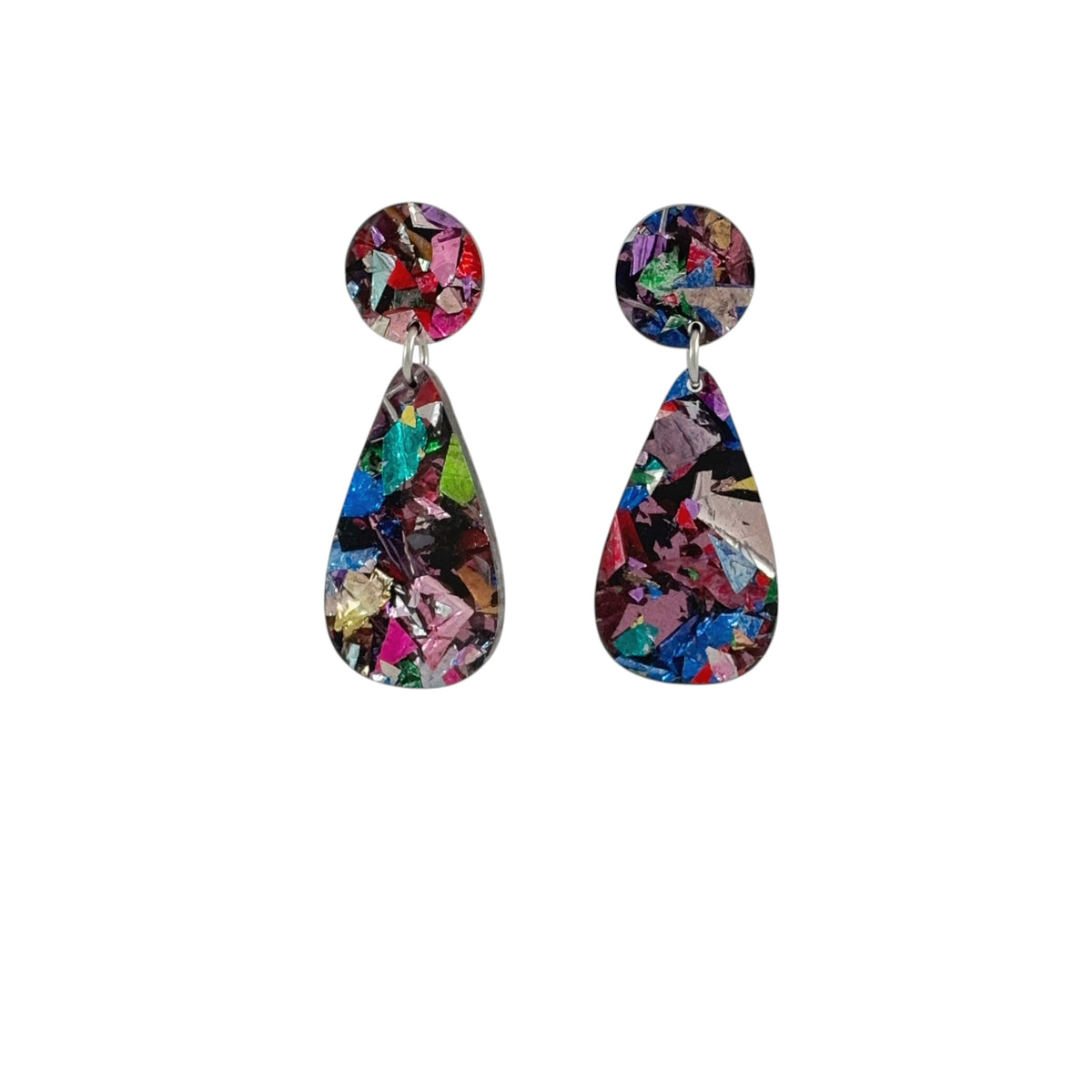 Glitter Drops Studs - Mikmat