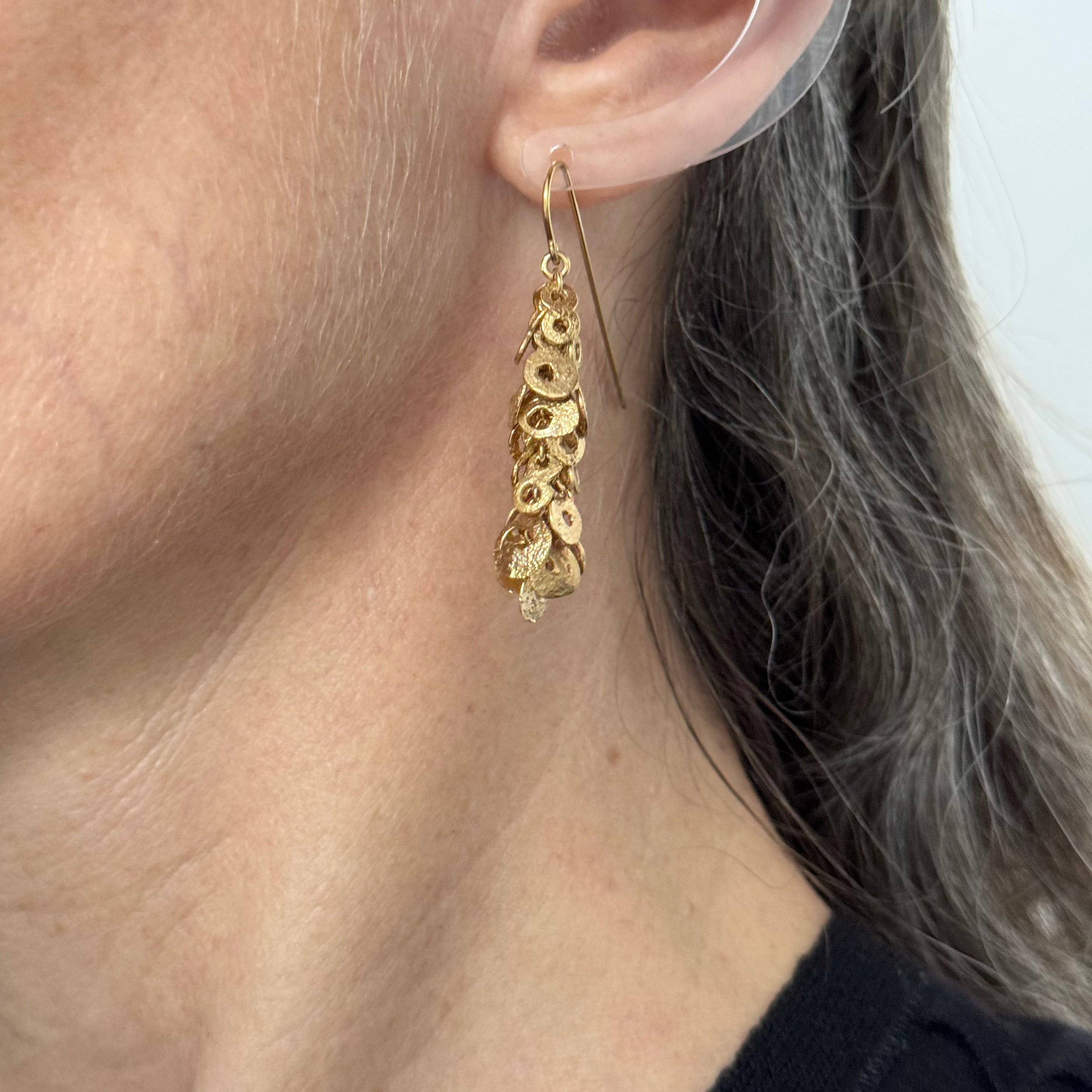 Melt and Fuse Goddess Earrings - Virginia Sprague