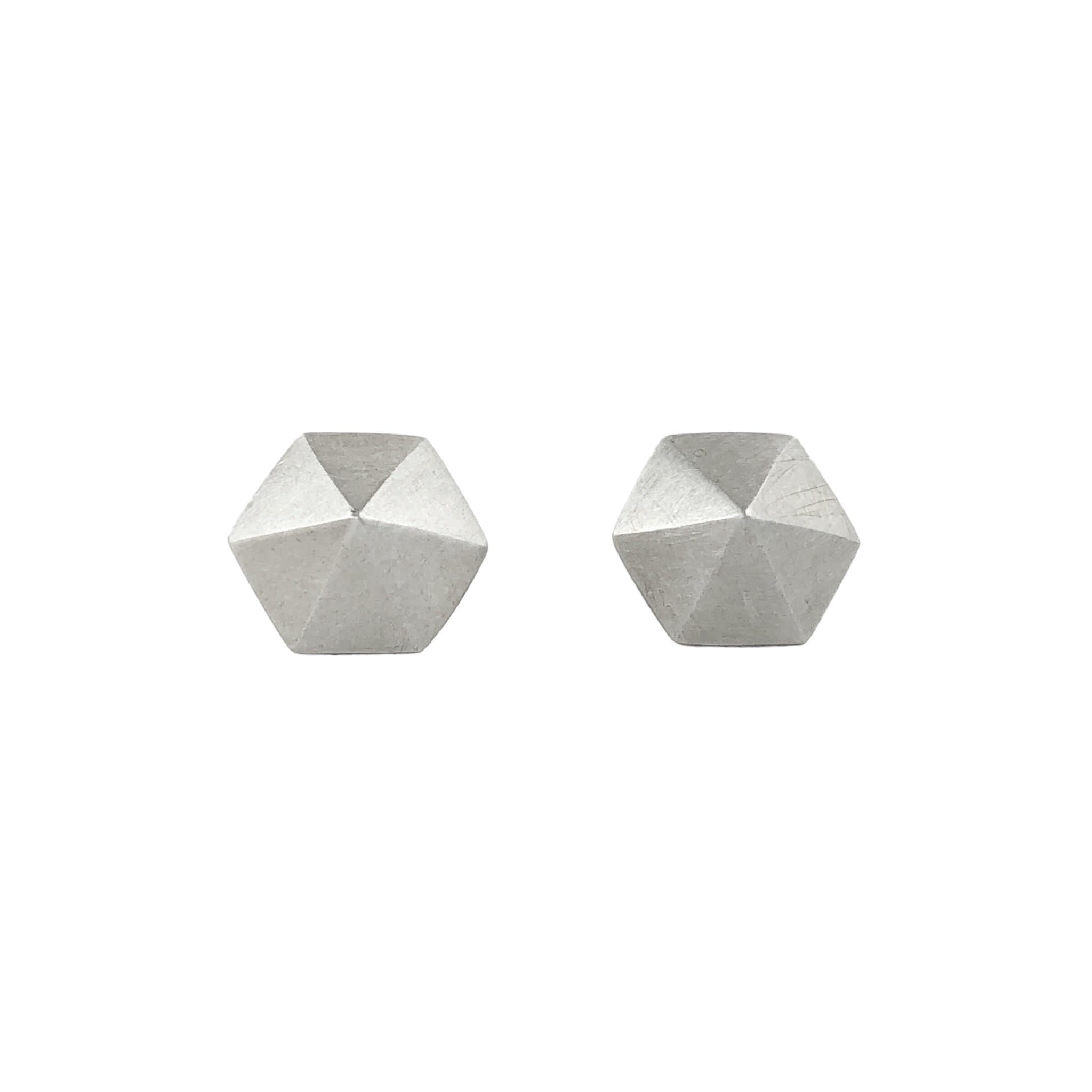 Hexagon Stud Large Earrings - Emma Jane Donald