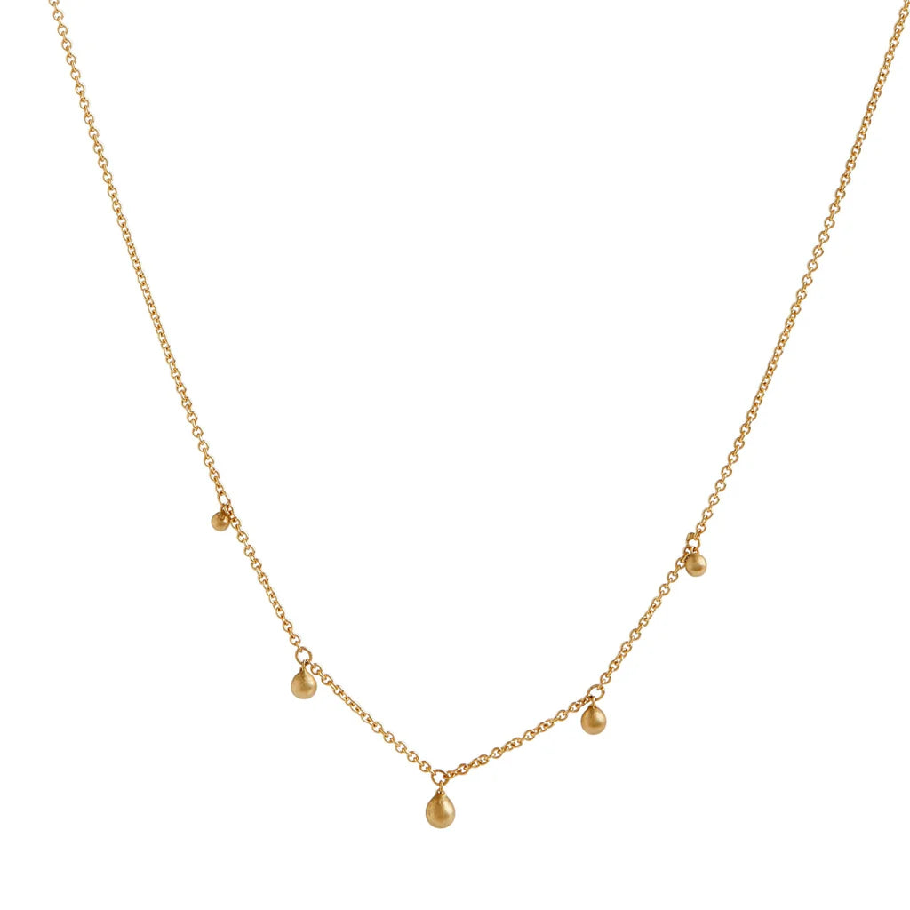 Bubble Necklace in 14ct gold - Carla Caruso
