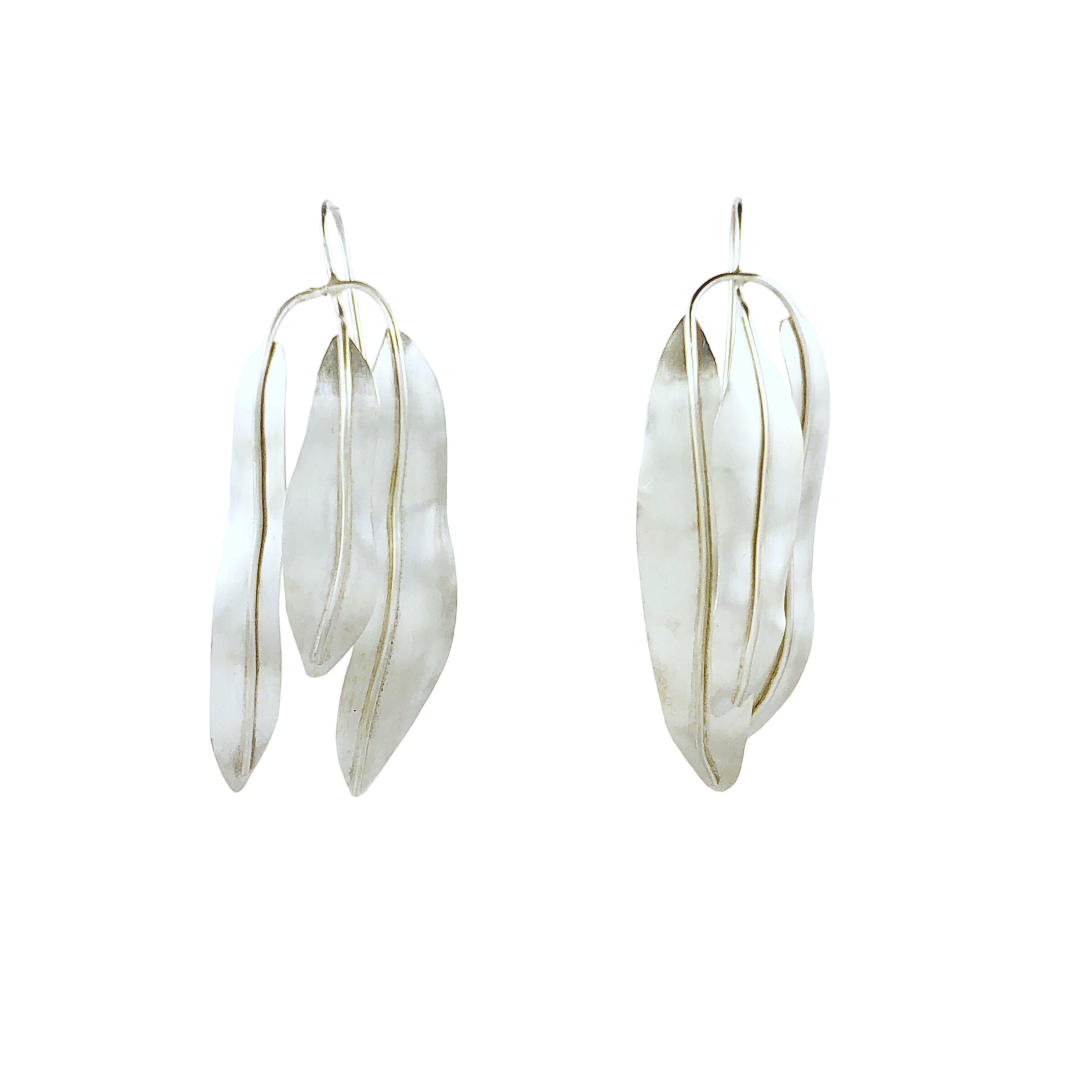 Triple Gum Leaf Earrings - Kaoru Rogers
