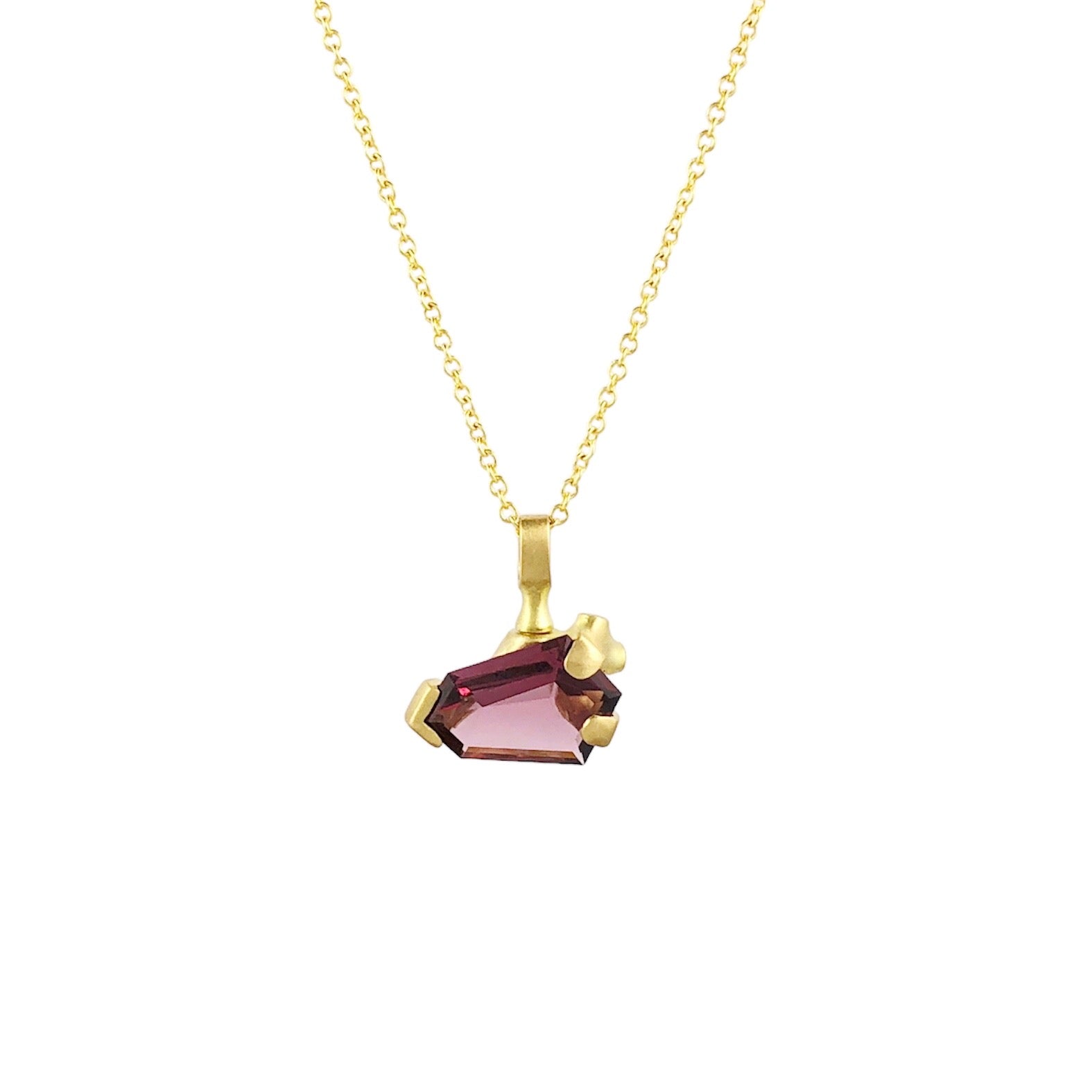 Sapphire Cluster Necklace - Johnny Ninos