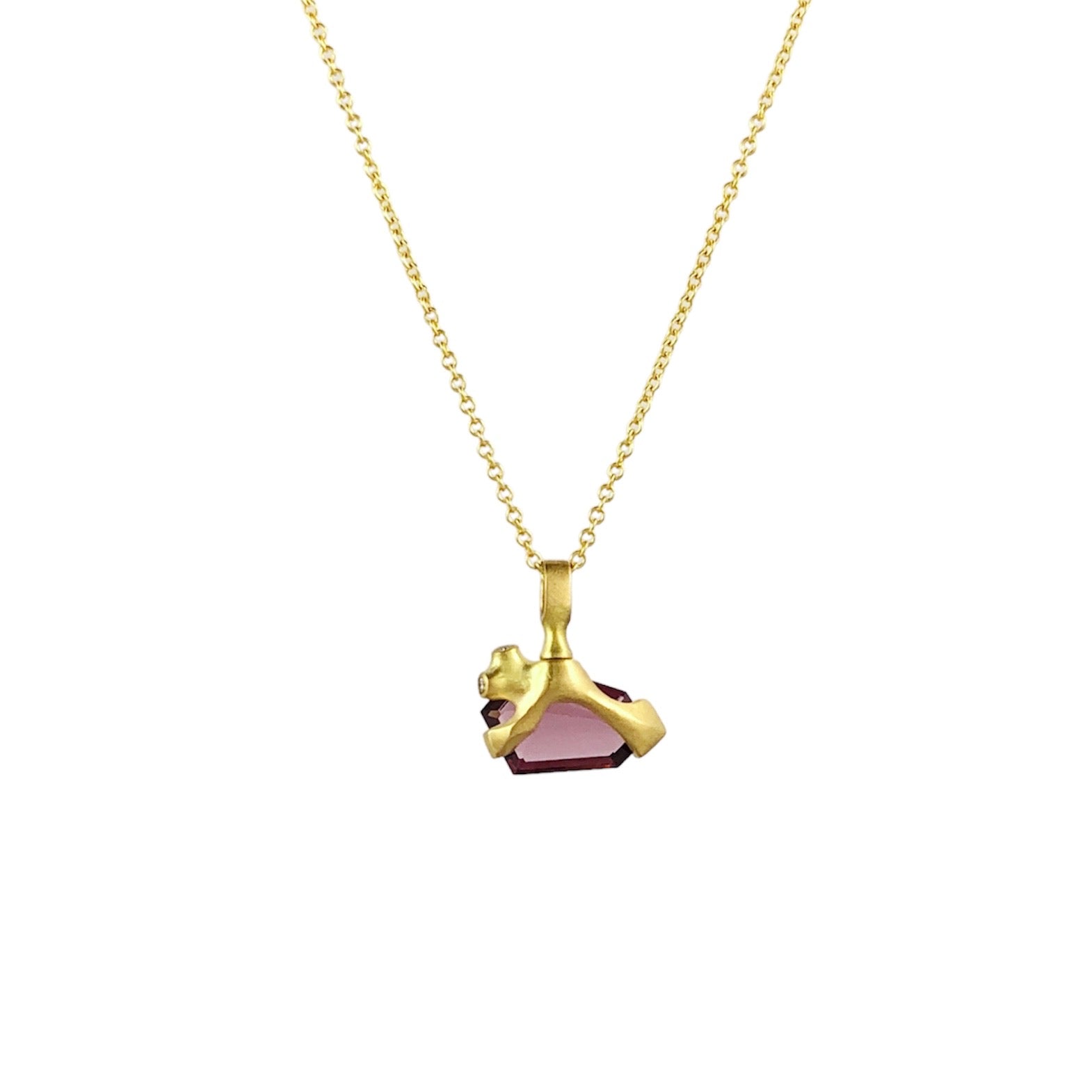 Sapphire Cluster Necklace - Johnny Ninos