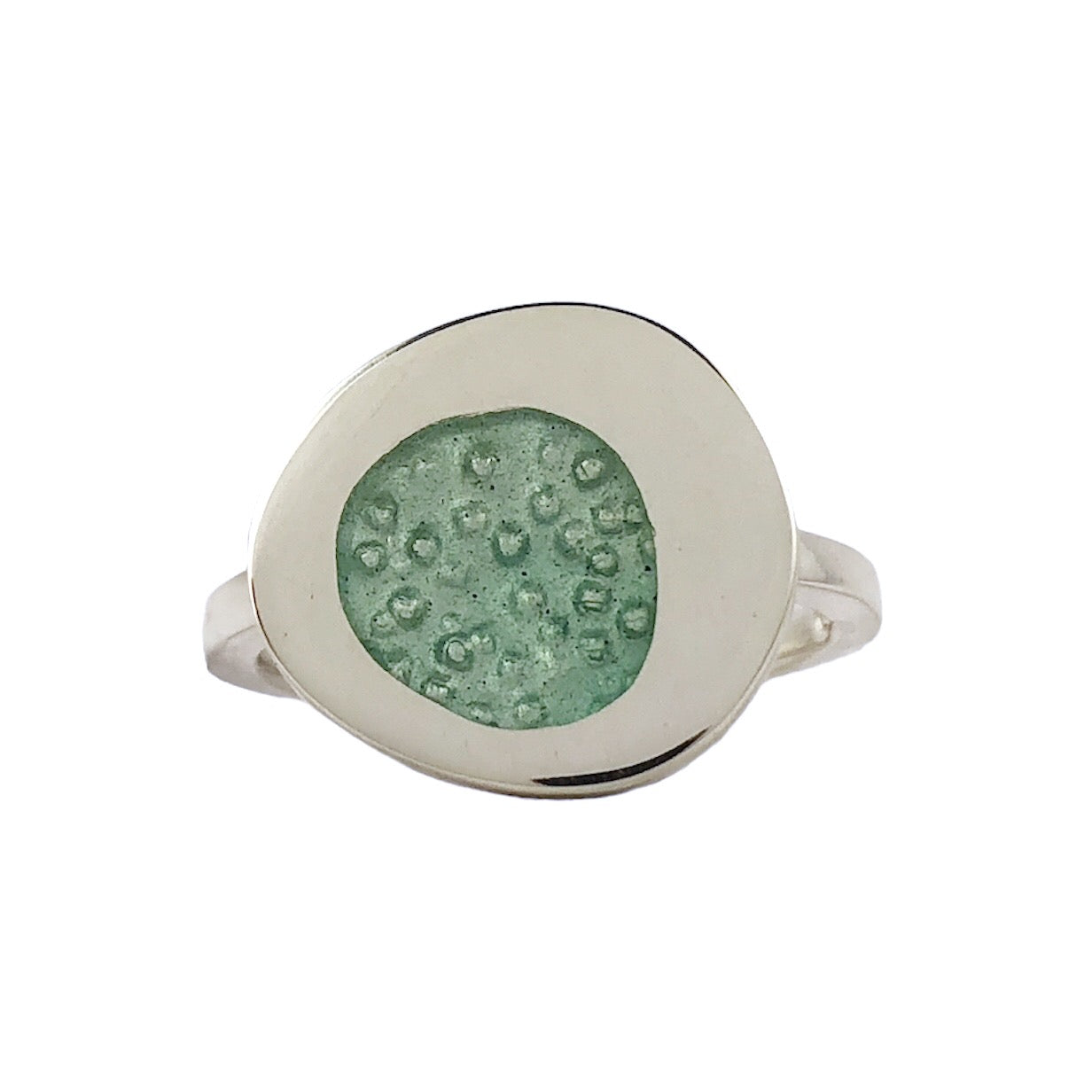 Irregular Green Ring - Christine Battocchio