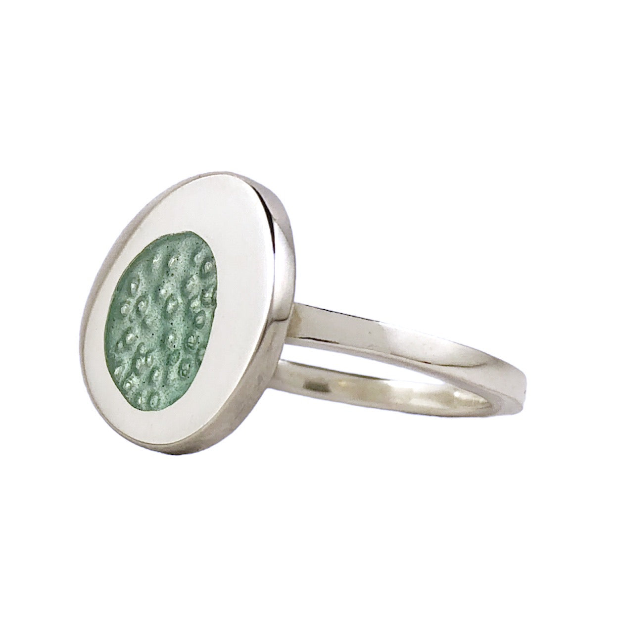 Irregular Green Ring - Christine Battocchio