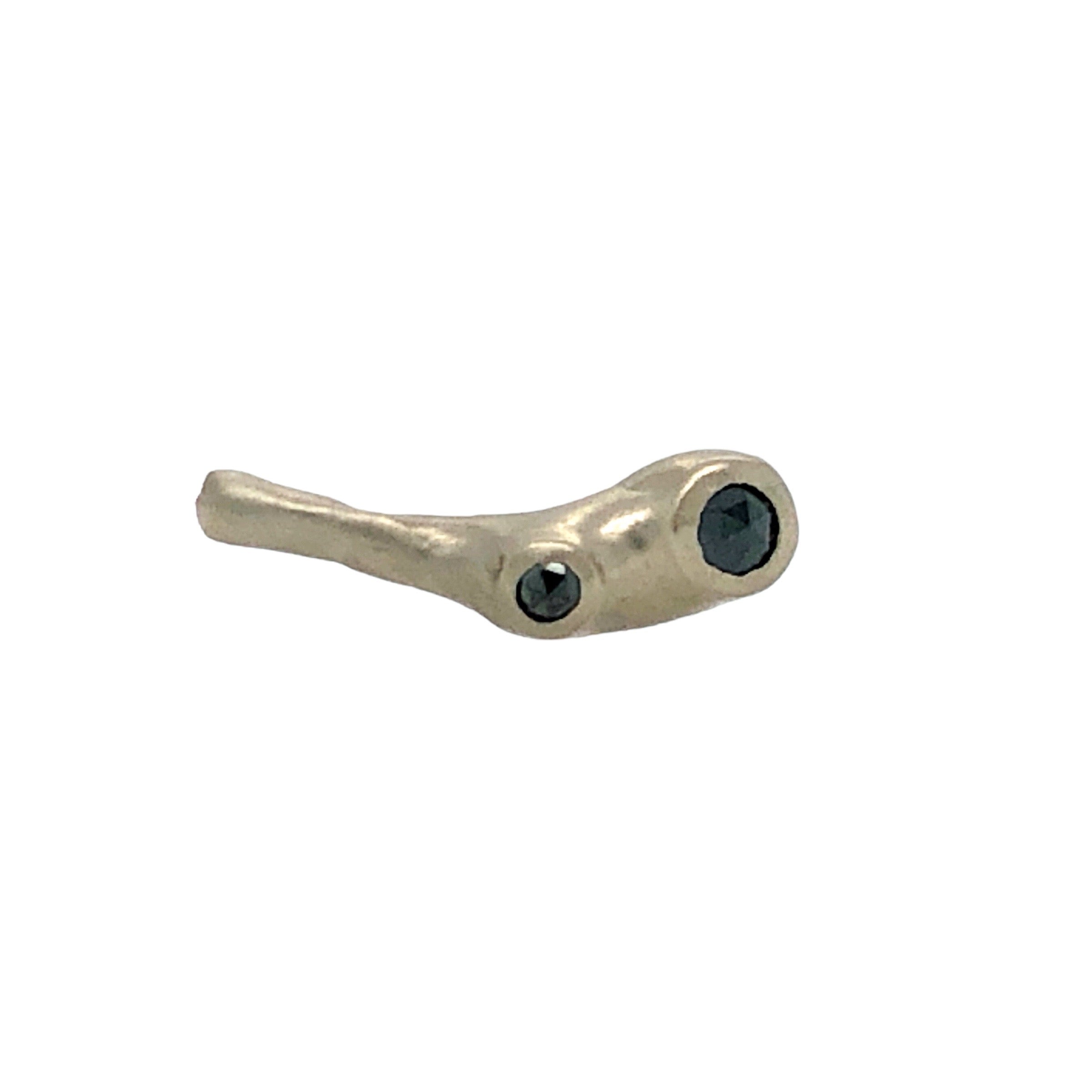 Palladium Long Barnacle Single Stud - Johnny Ninos