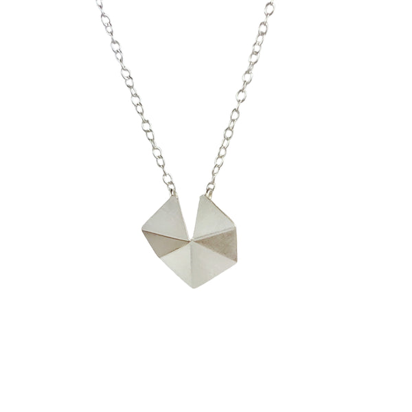 Silver Hexagon Necklace - Ananda Ungphakorn