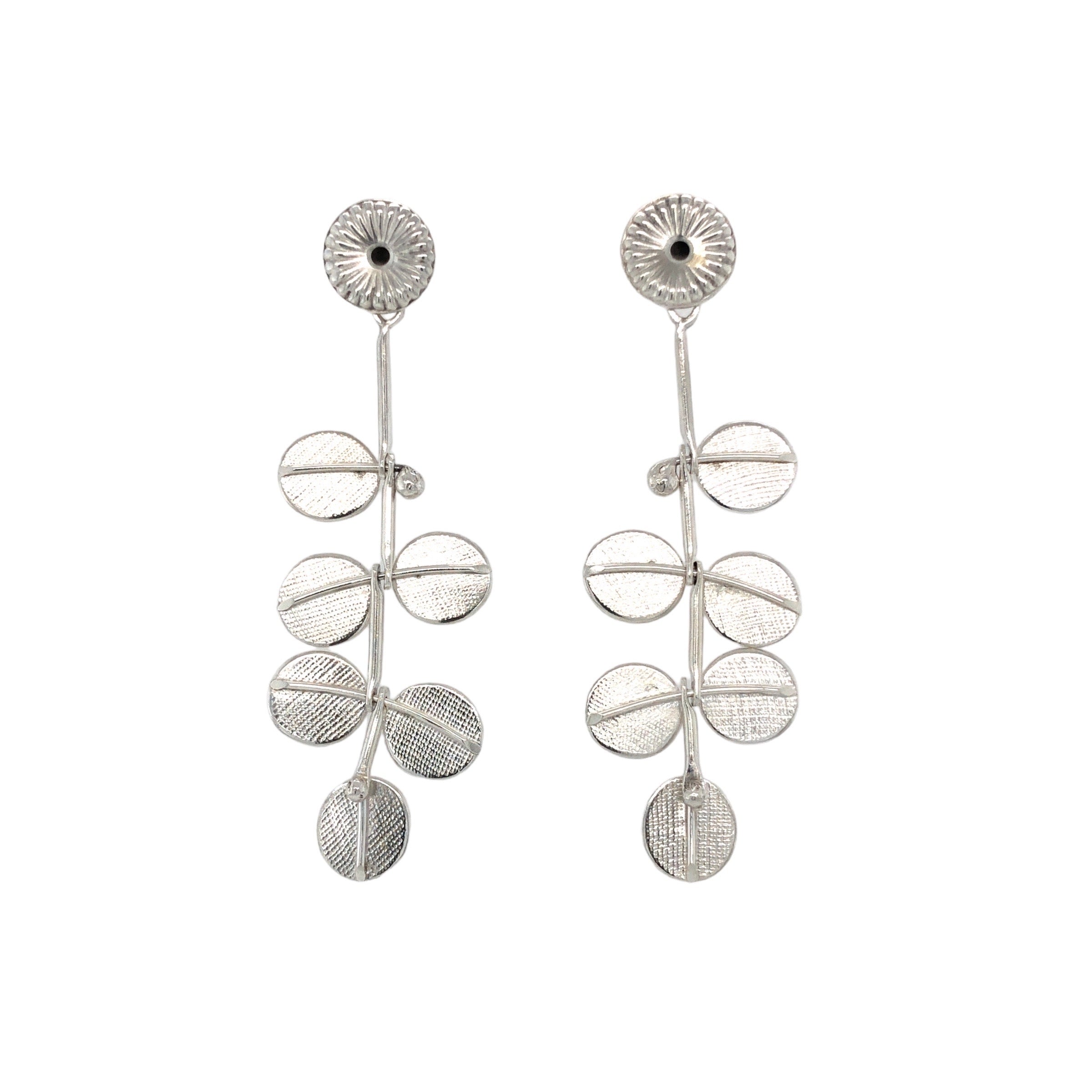 Kowhai Meets Daisy Silver Earrings - Cynthia Nge