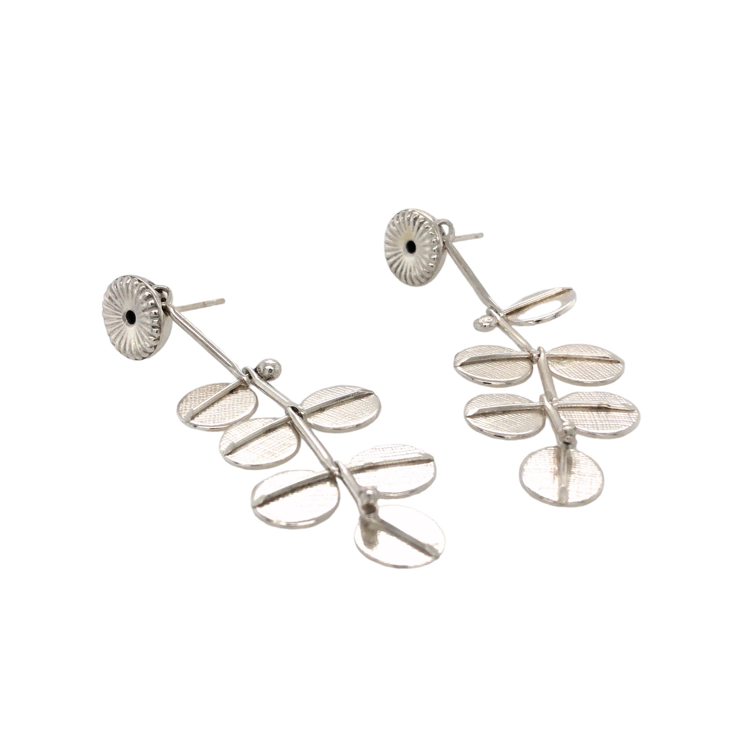 Kowhai Meets Daisy Silver Earrings - Cynthia Nge