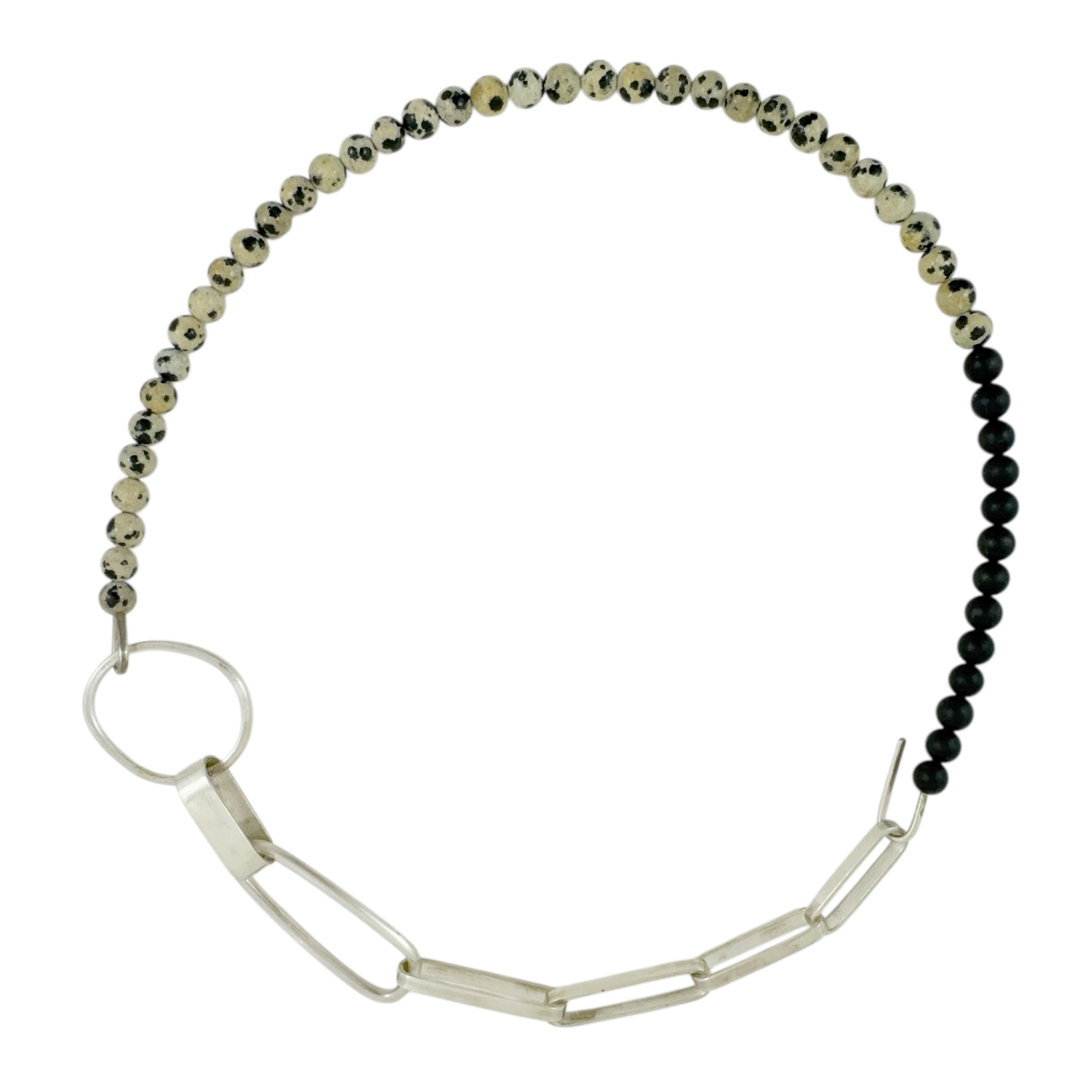 Spotted Jasper & Onyx Neckpiece - Ari Athans