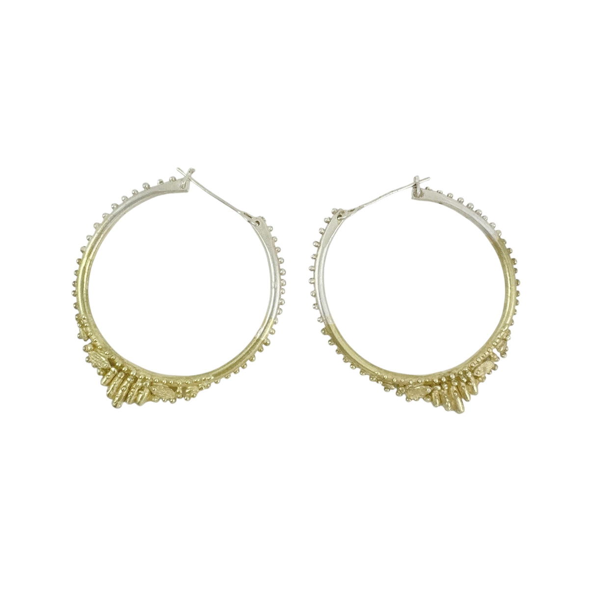 Silver & Gold-Plated Hoops - Romy Mittelman