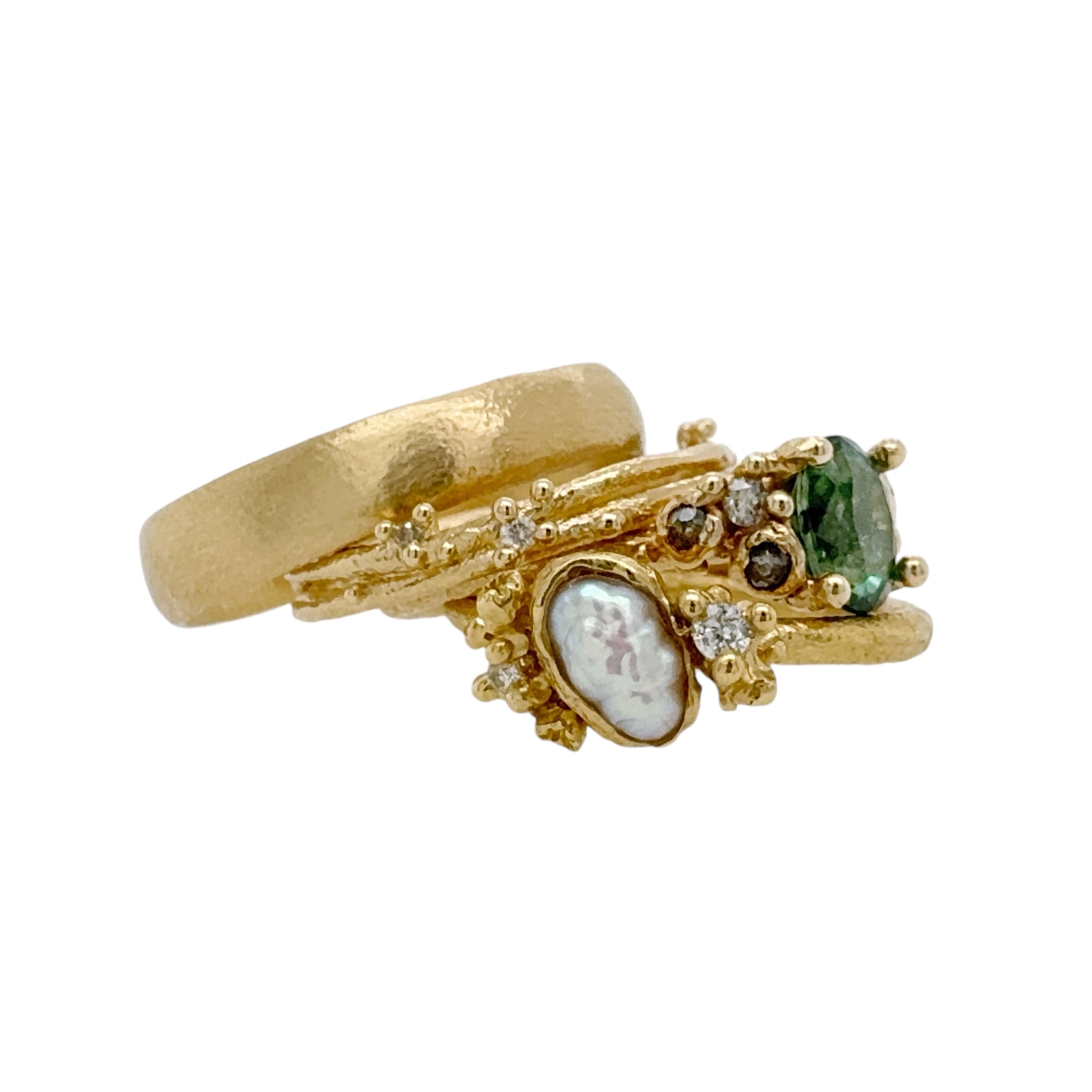 Pearl Encrusted Ring - Ruth Tomlinson