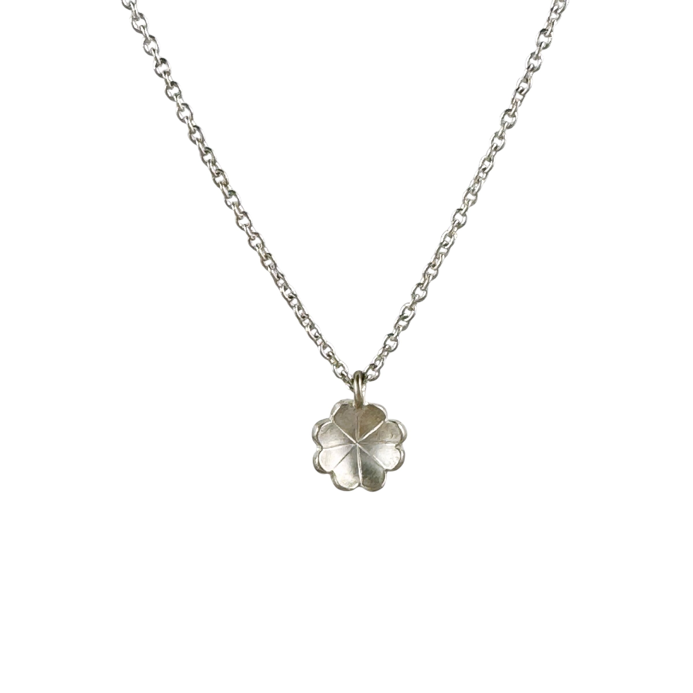 Floral Silver Pendant - Danielle Lo