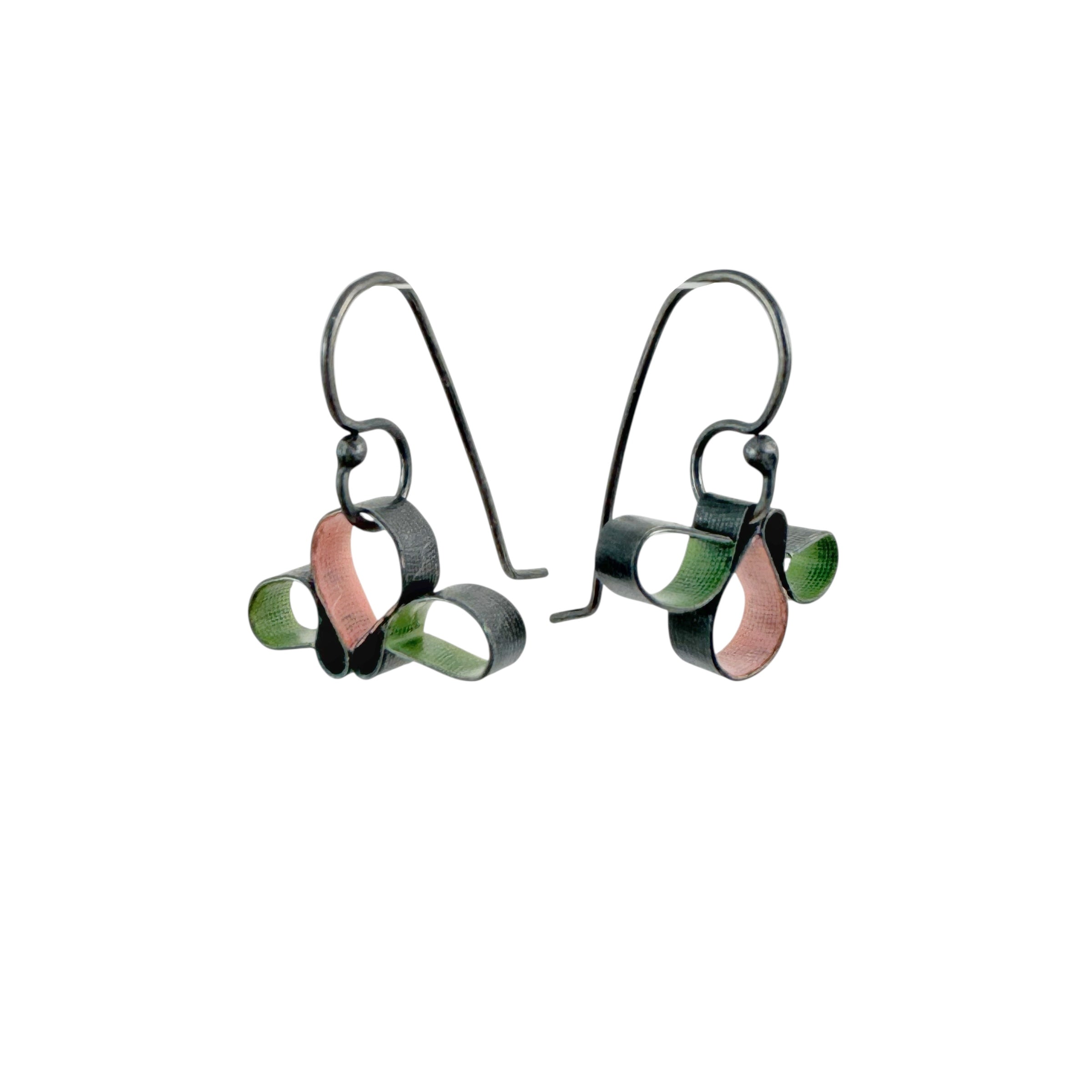 Peony Bud 1 Drop Earrings - Yuko Fujita