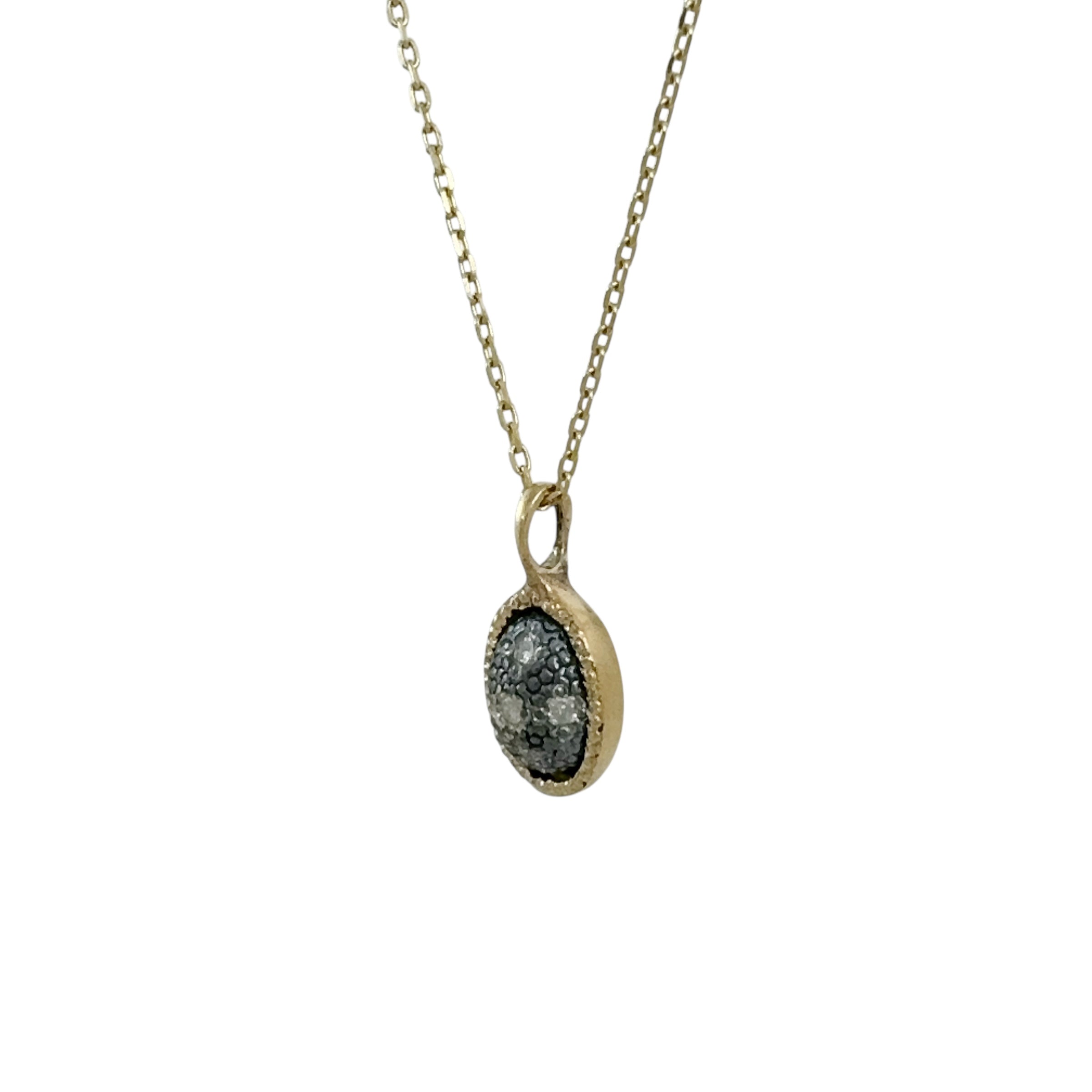 Cabochon Necklace - Rusty Thought