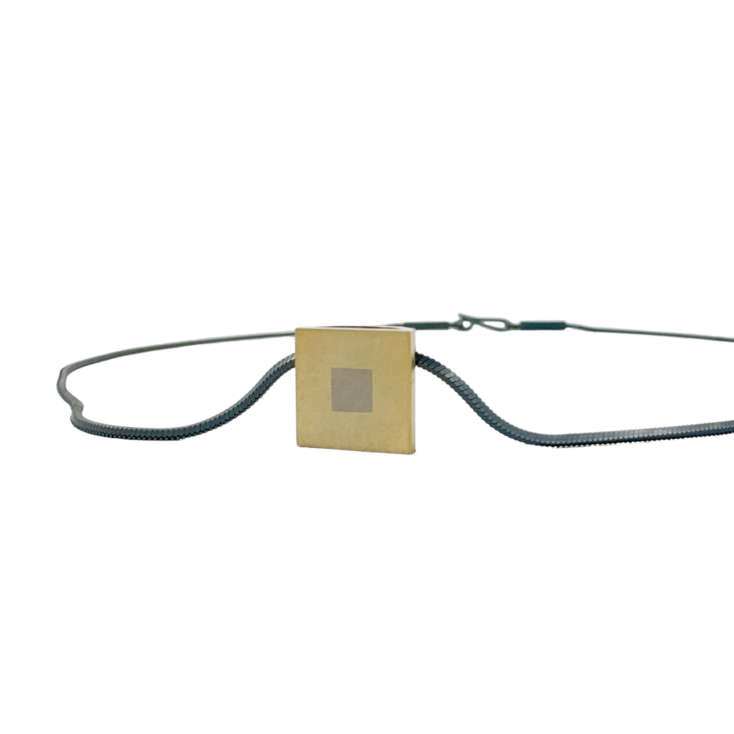 Married Metal Squares Pendant - Melanie Ihnen