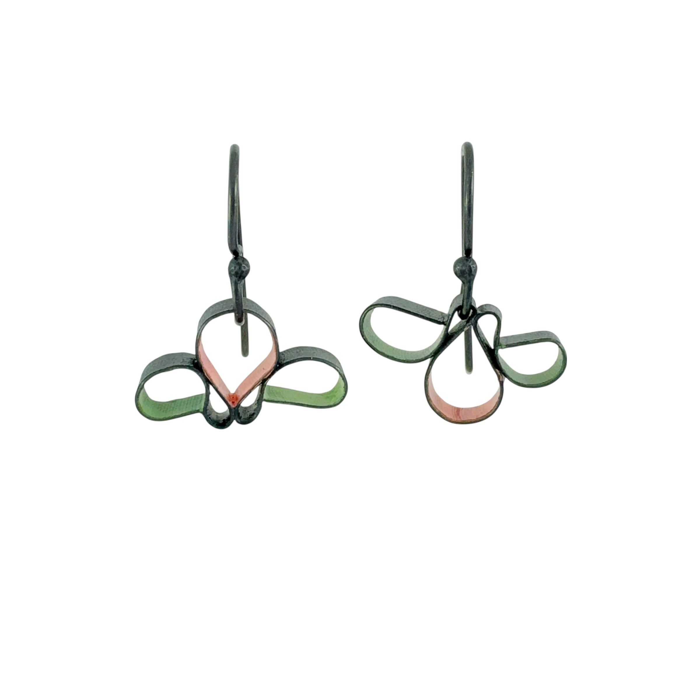 Peony Bud 1 Drop Earrings - Yuko Fujita