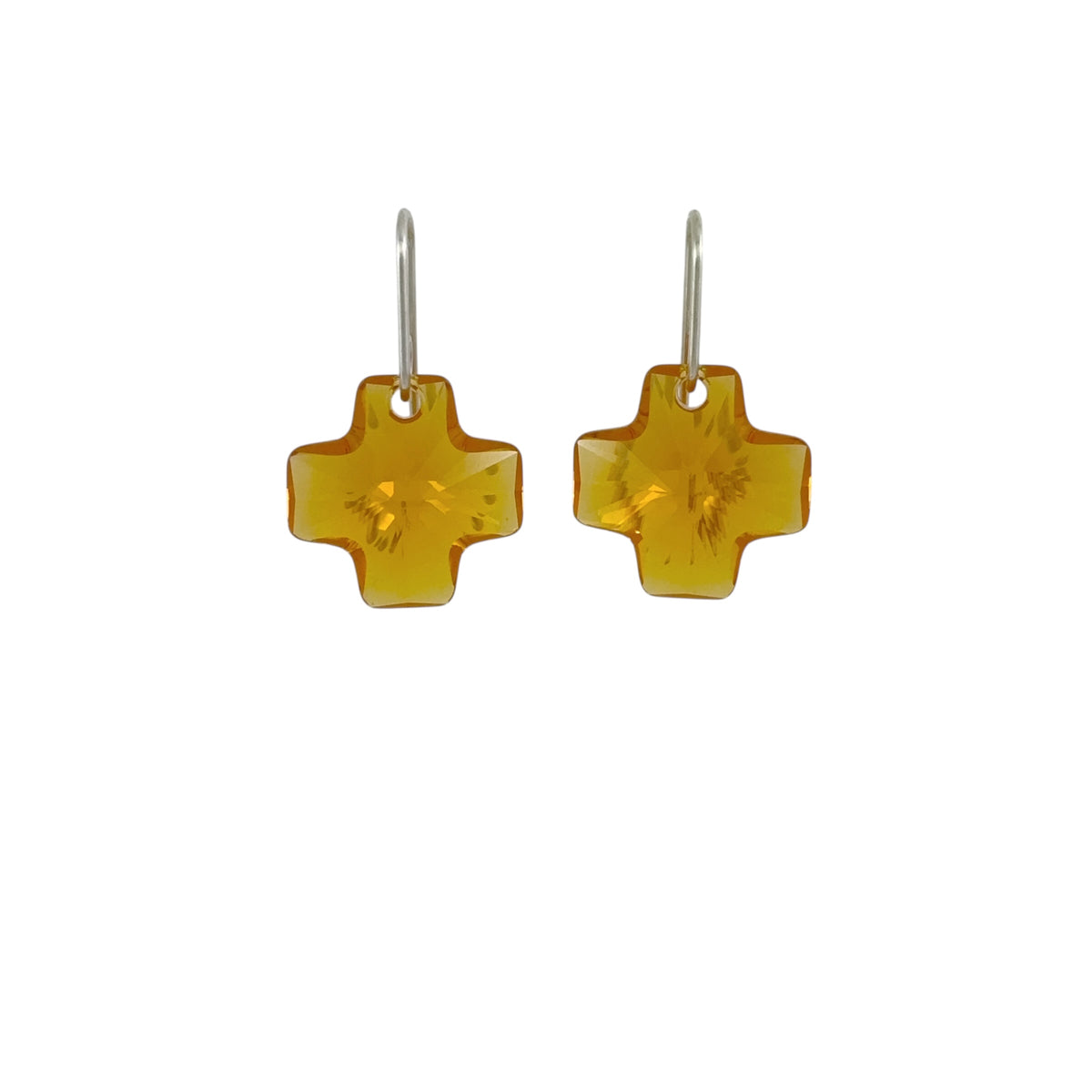 Swarovski Cross Earrings - Ari Athans