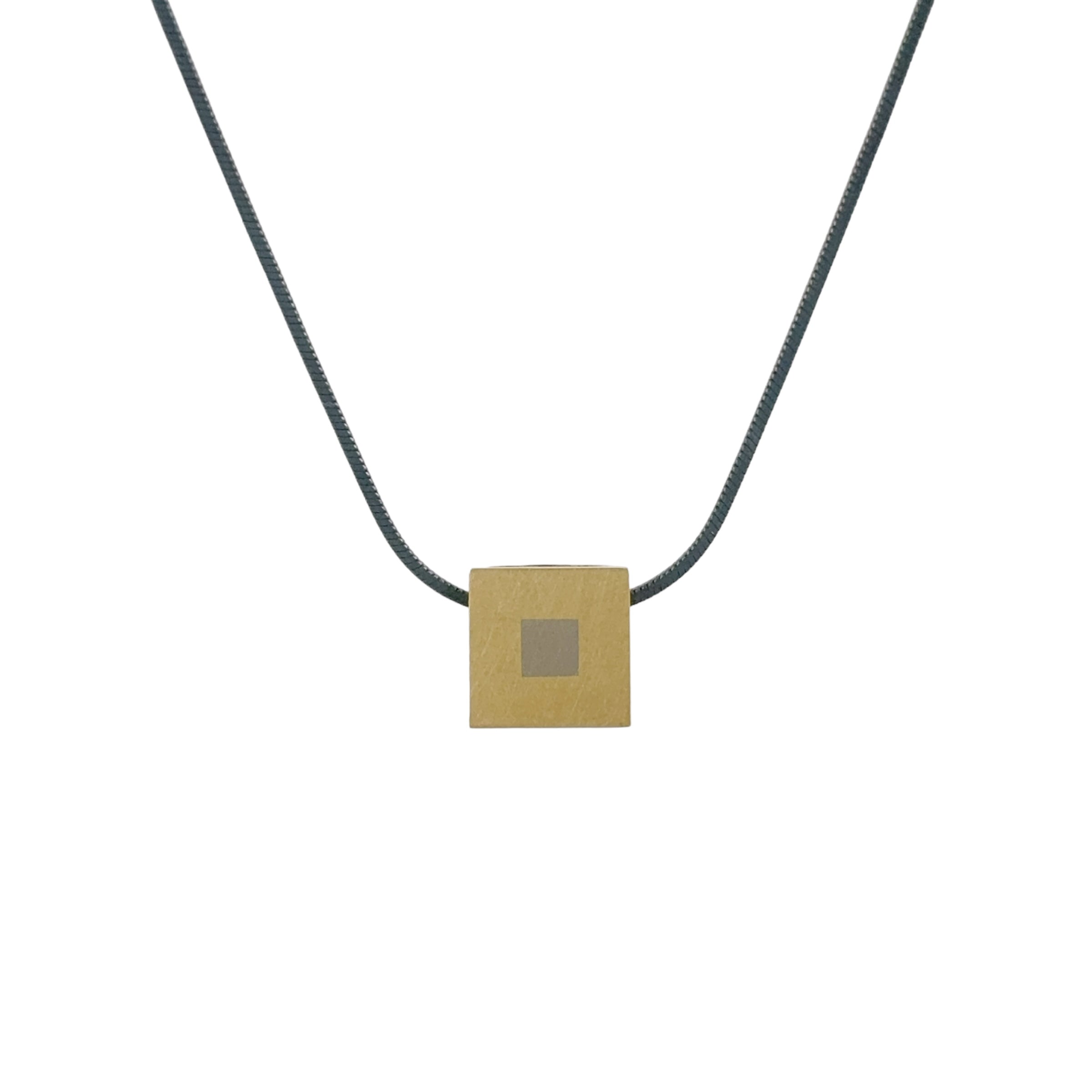 Married Metal Squares Pendant - Melanie Ihnen