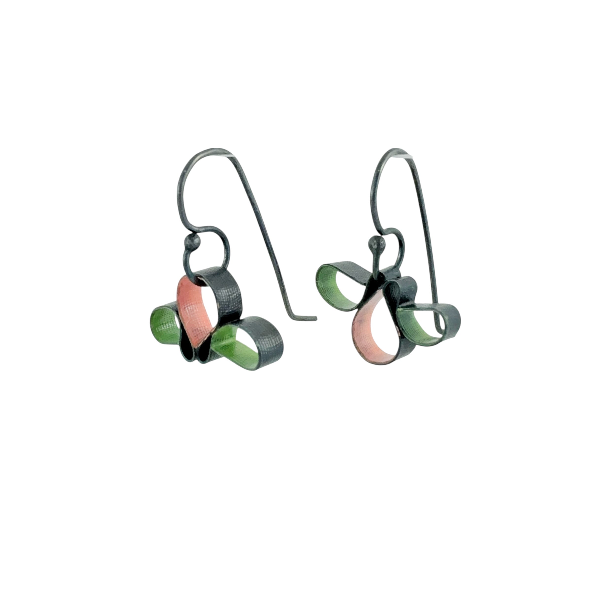 Peony Bud 1 Drop Earrings - Yuko Fujita