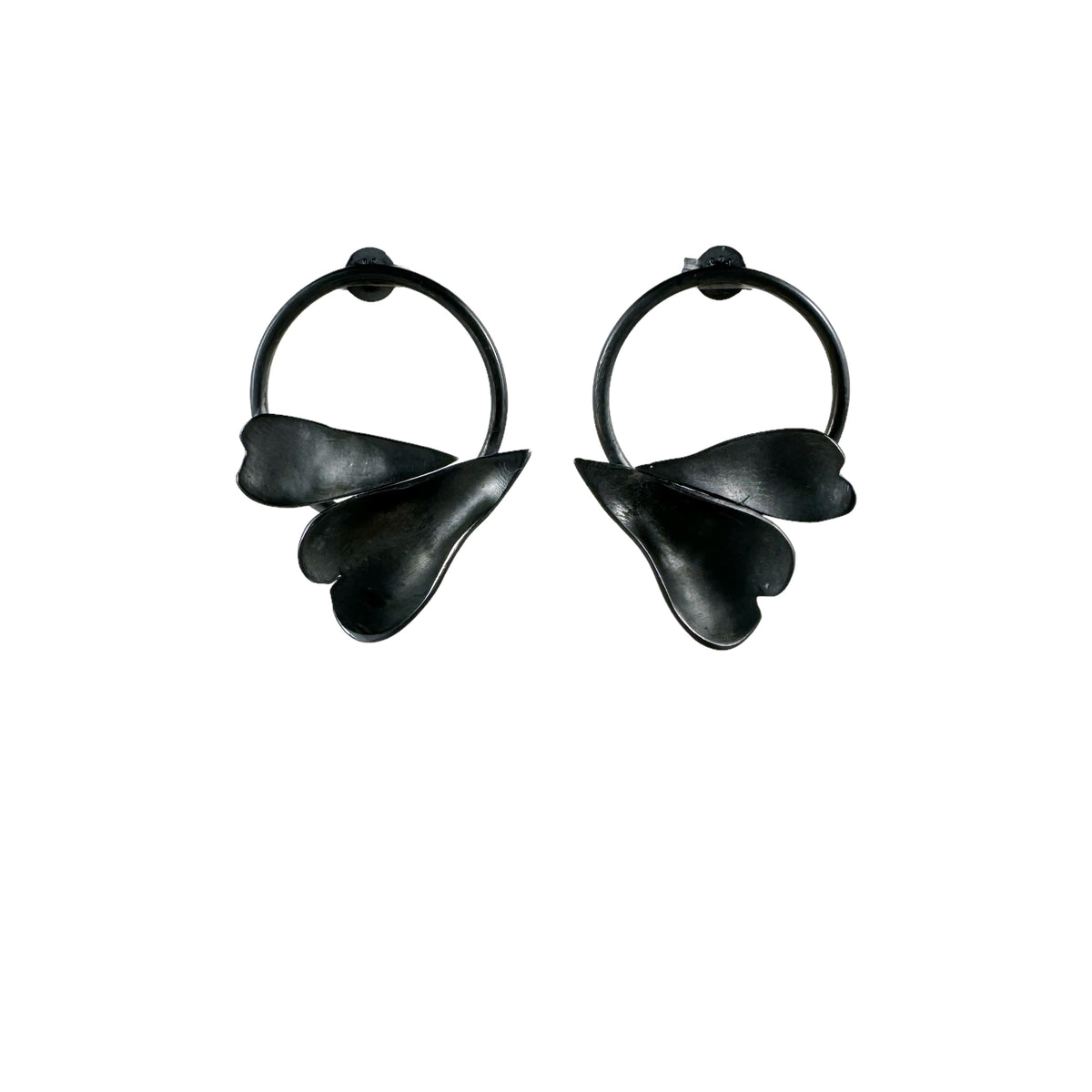 Loop Leaf Studs - Sarah Bourke