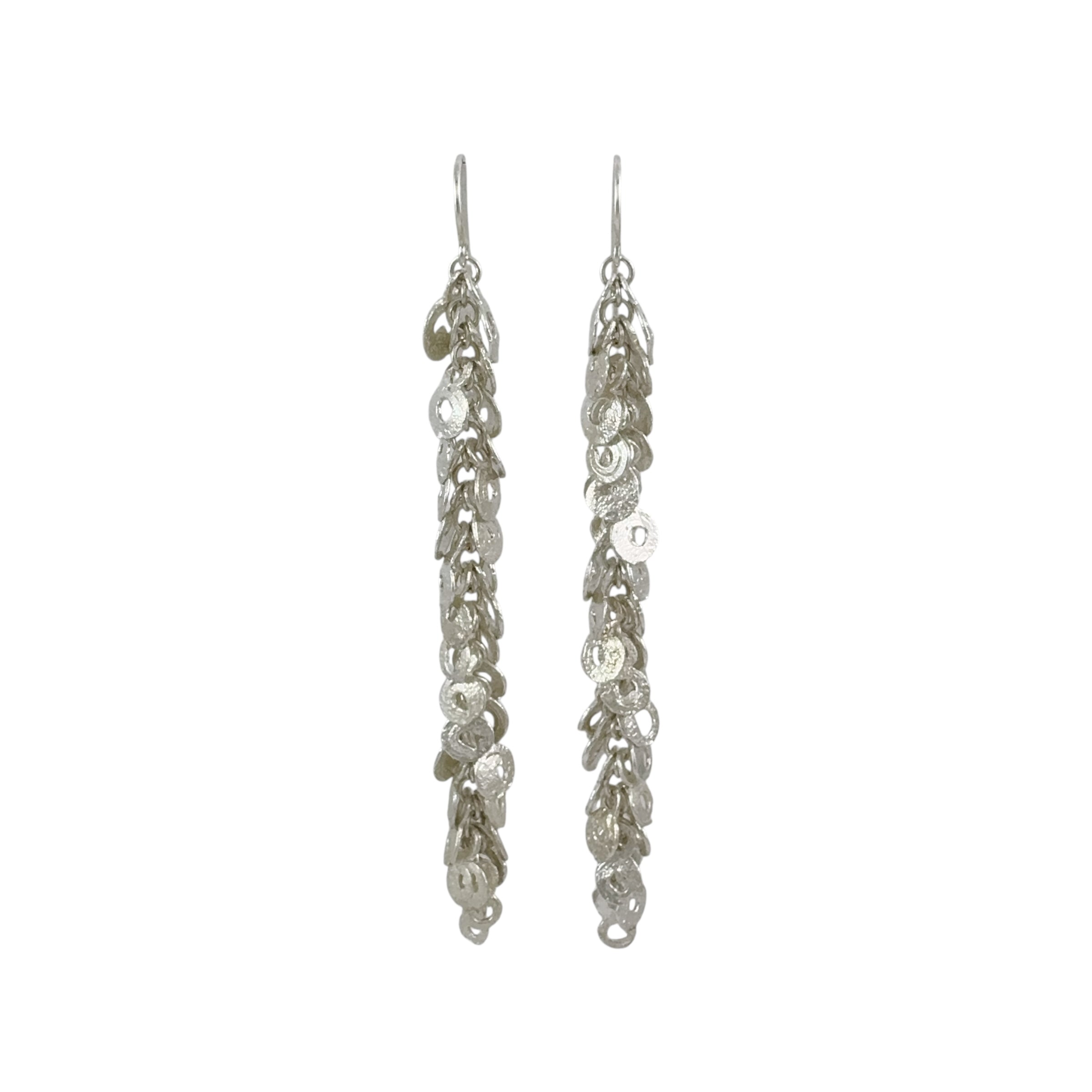 Melt and Fuse Goddess Long Earrings - Virginia Sprague