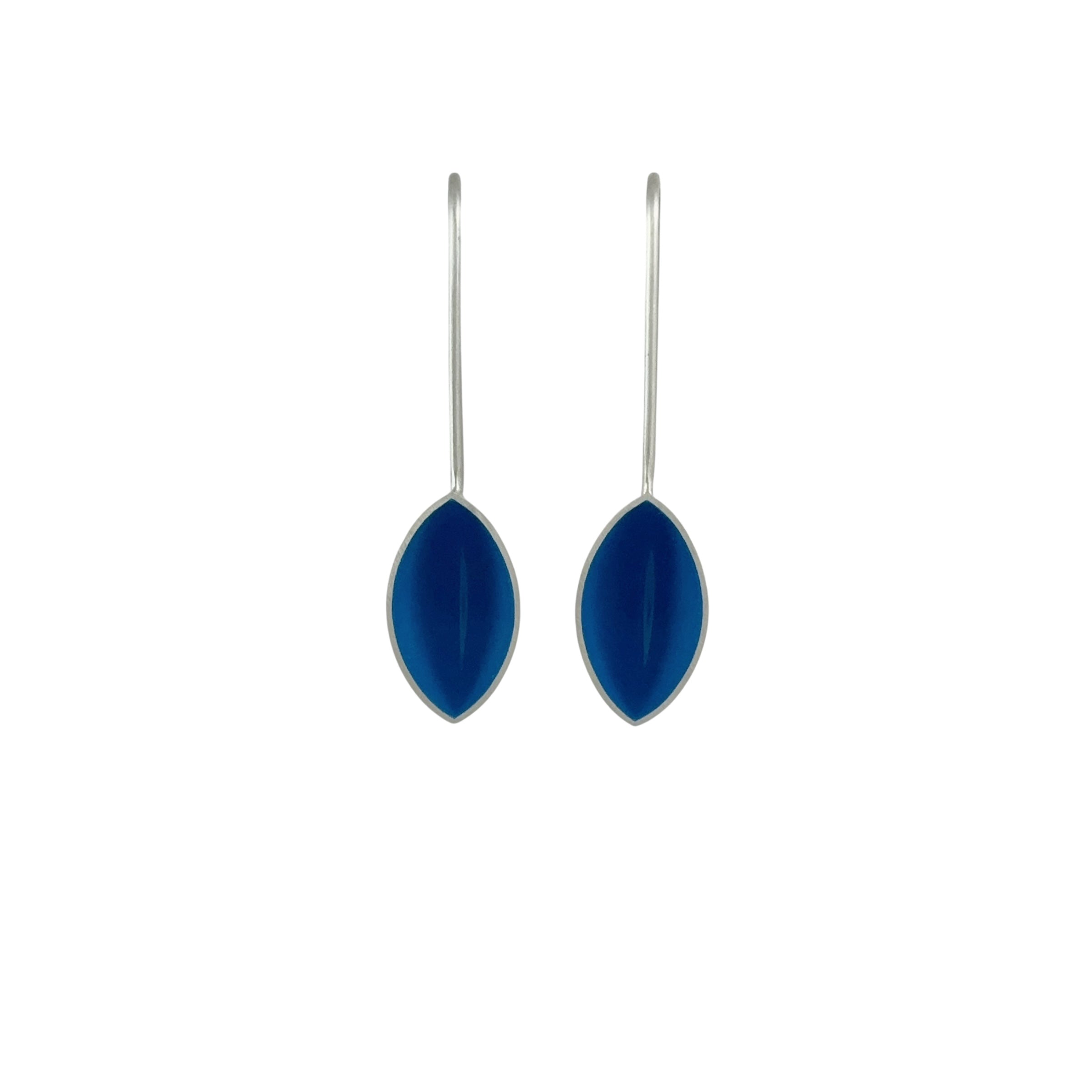 Blue Pod Earrings - Jo Hawley