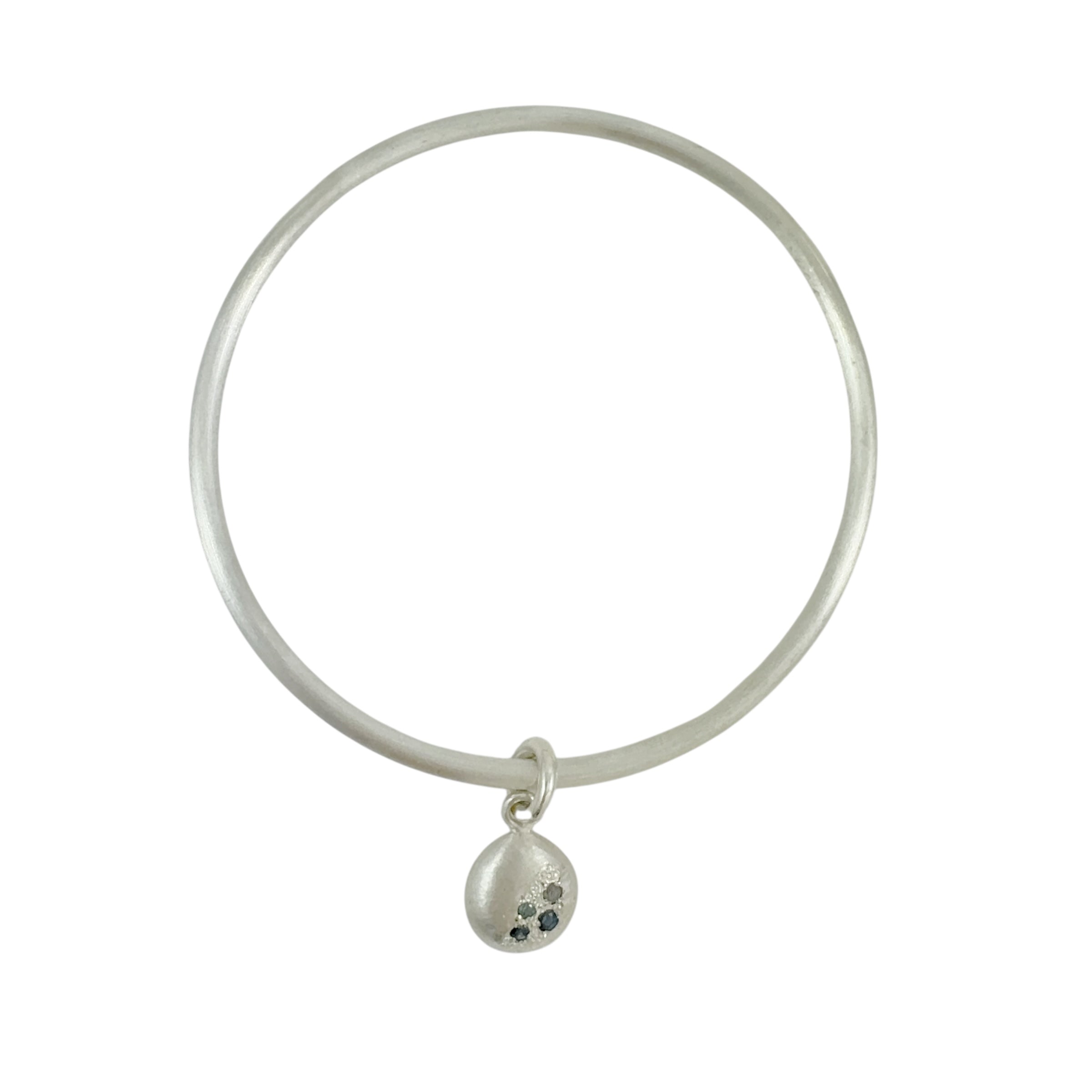 Ocean Glimmer Charm Bangle - Katheryn Leopoldseder