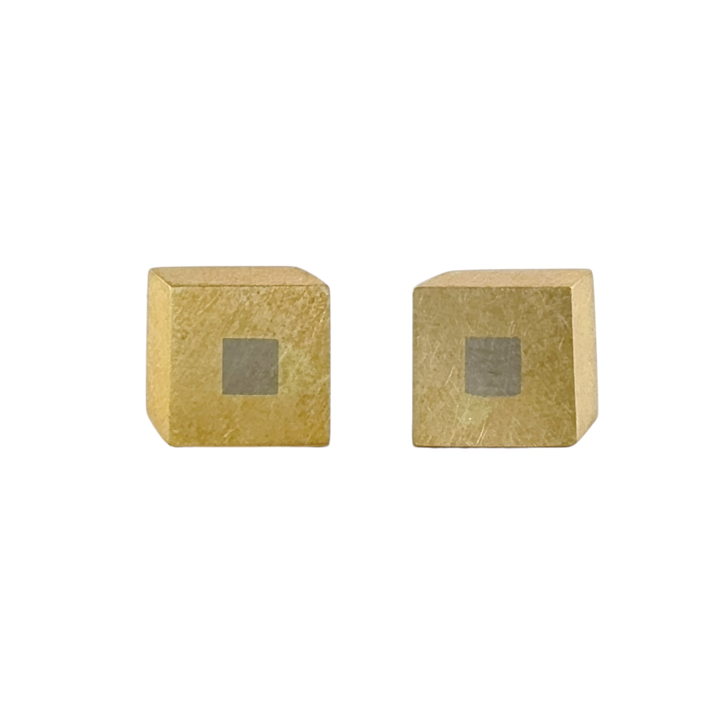 Married Metal Squares Studs - Melanie Ihnen