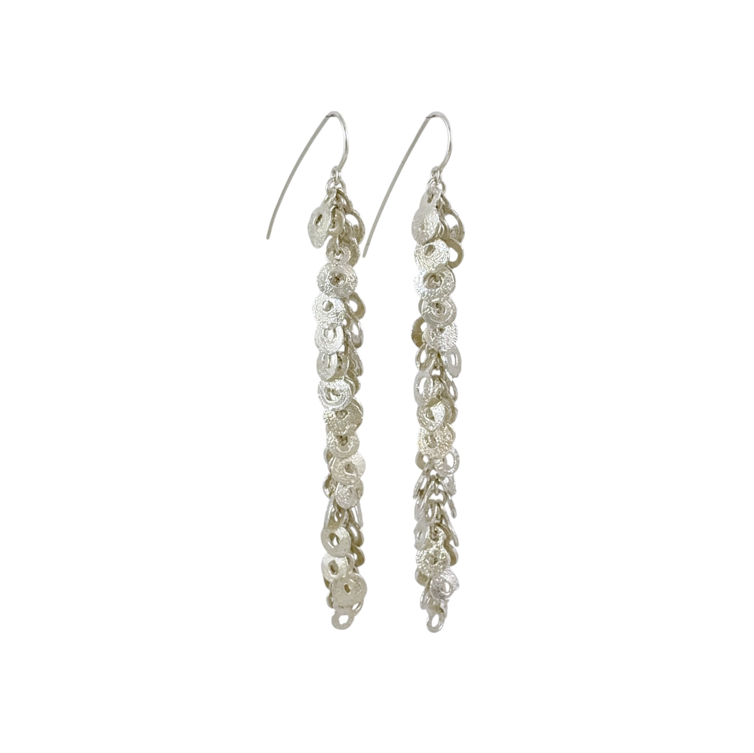 Melt and Fuse Goddess Long Earrings - Virginia Sprague