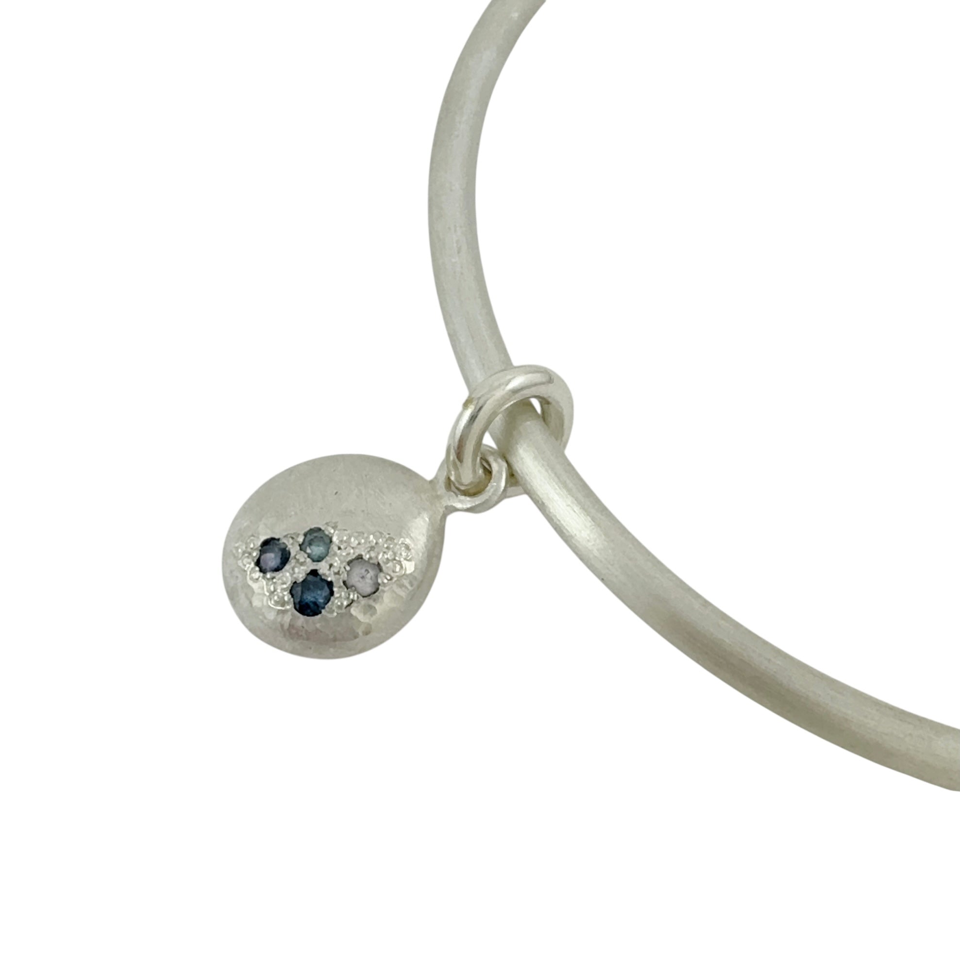 Ocean Glimmer Charm Bangle - Katheryn Leopoldseder