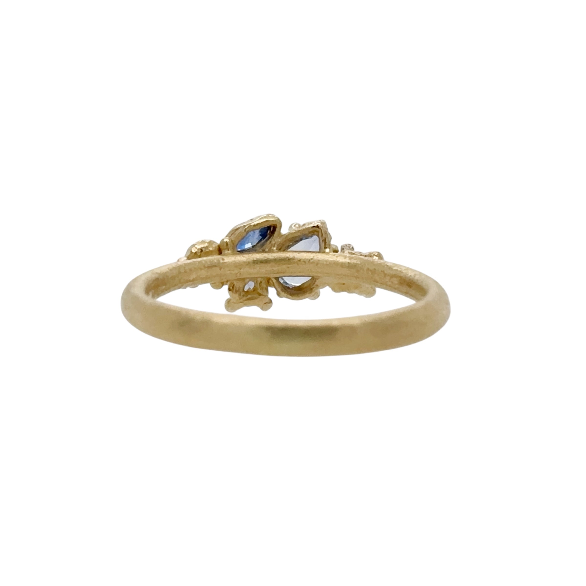 Mixed Cut Sapphire Cluster Ring - Ruth Tomlinson